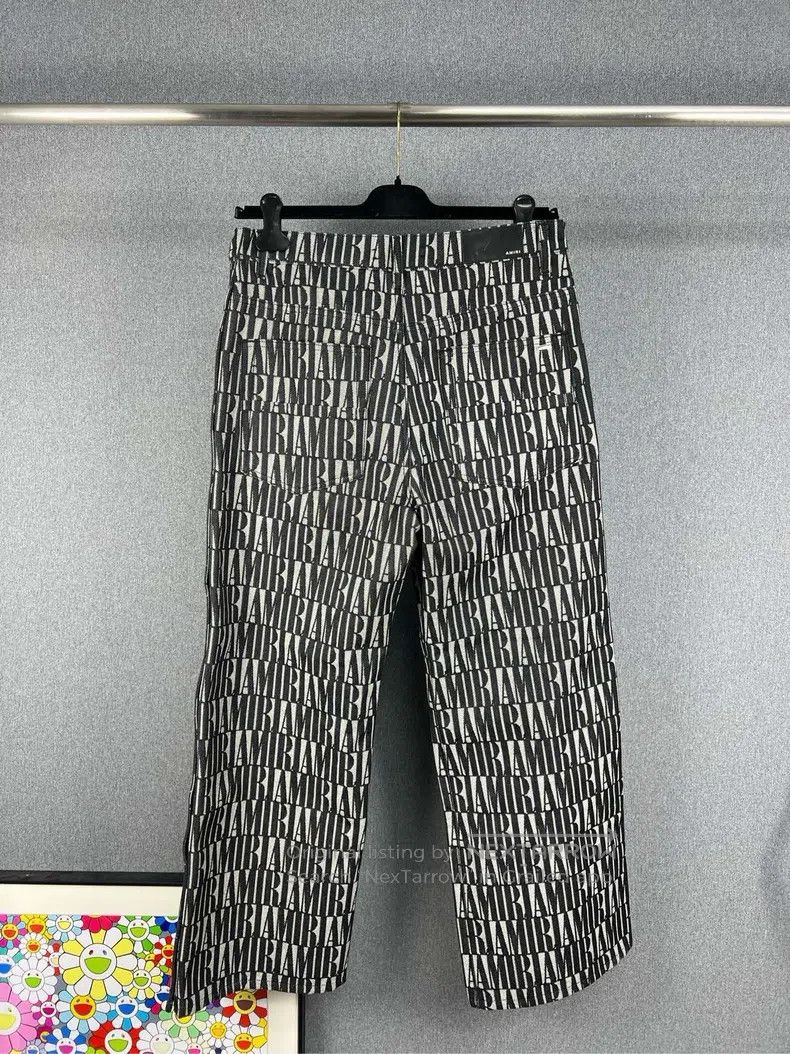 Amiri Amiri Size 32 Letter LOGO side-breasted jeans Size US 32 / EU 48 - 2 Thumbnail