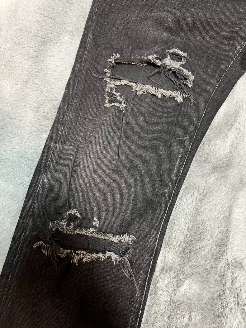 Saint Laurent Paris saint Laurent parisFall/Winter Black Wrecking Jeans 2503-N Size US 33 - 6 Thumbnail