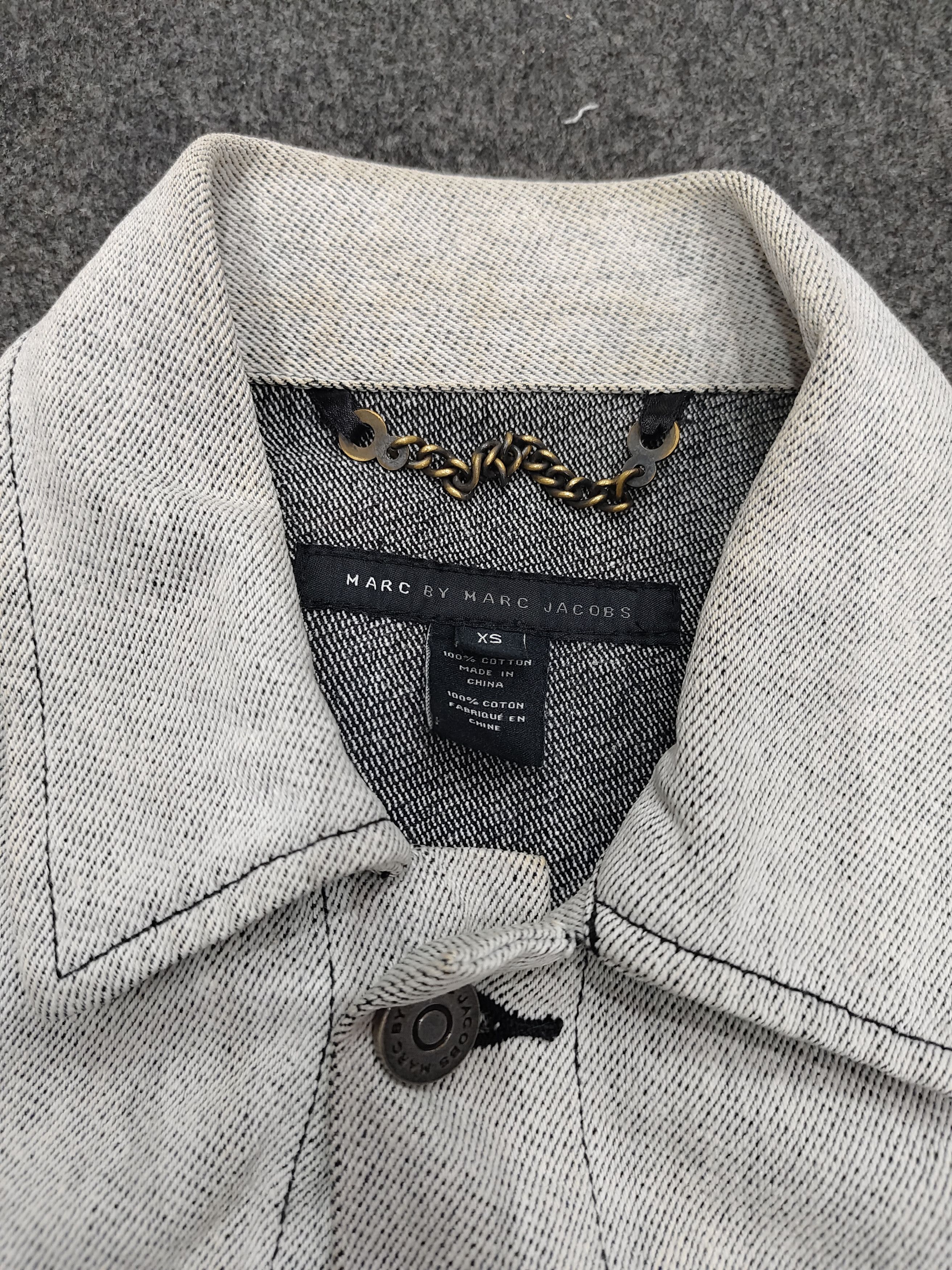 Marc by Marc Jacobs 00s Marc by Marc Jacobs Archive Minimal Washed Denim Jacket Size M / US 6-8 / IT 42-44 - 3 Thumbnail