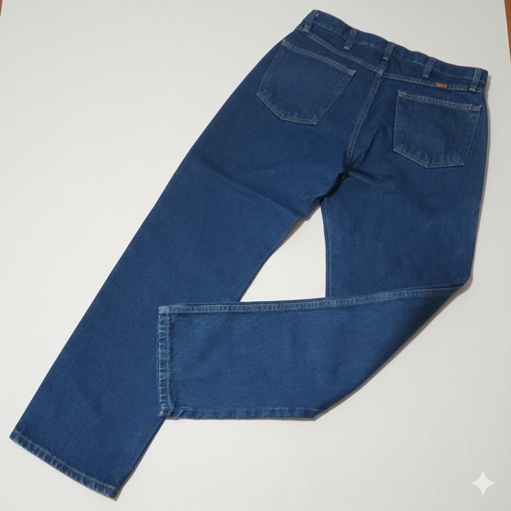 Rustler Rustler 34x32" Men's Pants Jeans Blue Cotton Denim 4 Pocket Size US 34 / EU 50 - 2 Thumbnail