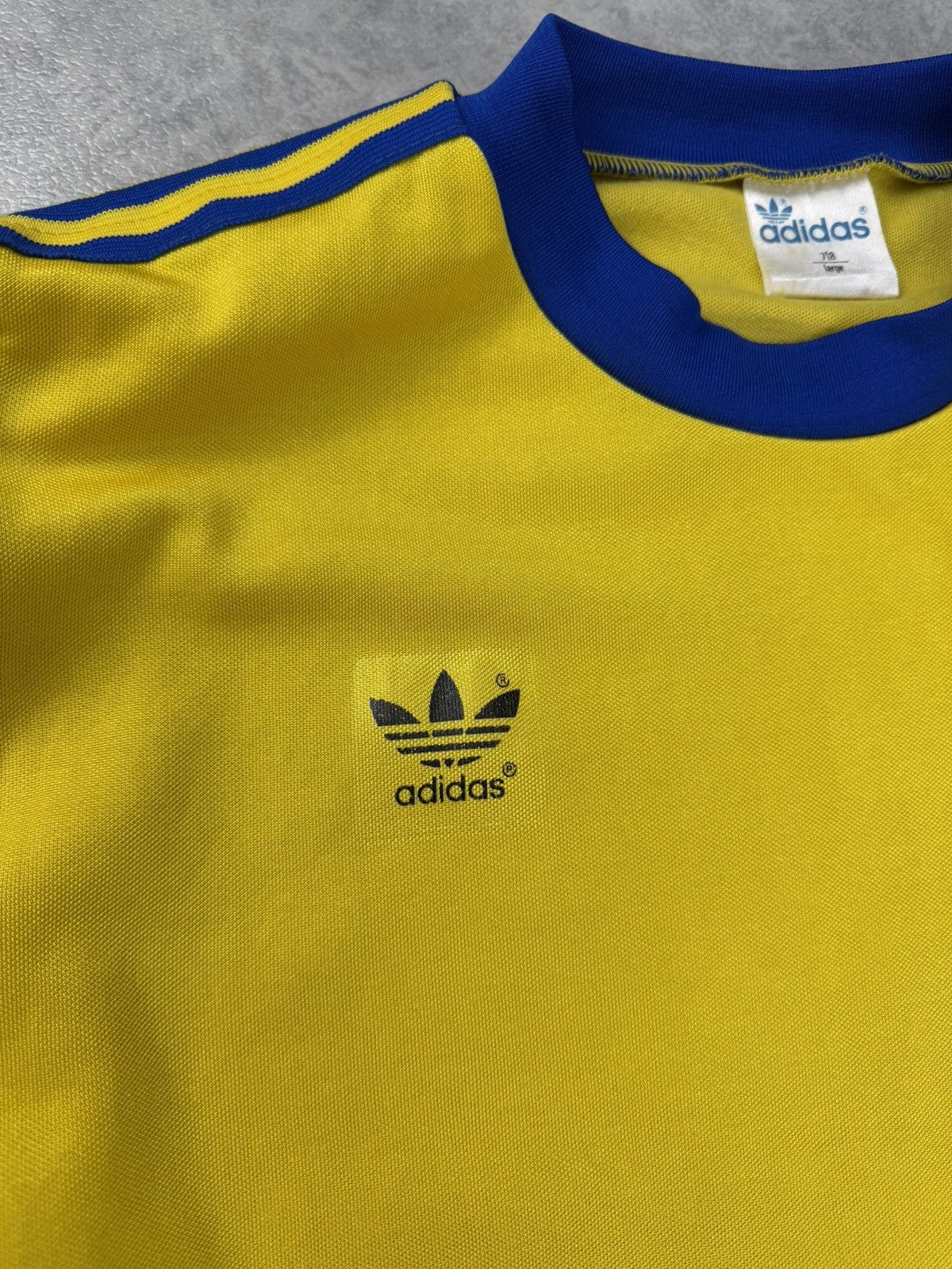 Adidas Adidas Vintage 1970s Soccer Jersey Made in West Germany Size US L / EU 52-54 / 3 - 4 Thumbnail