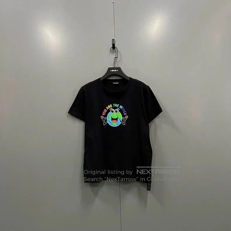 Balenciaga Balenciaga Cartoon Earth Print T-shirt. Size US XXL / EU 58 / 5 - 1 Thumbnail