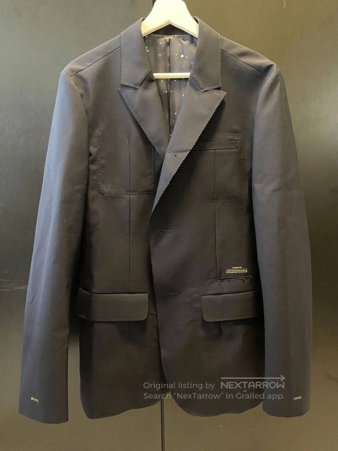 Undercover Sz 4 Undercover 16AW Distressed Blazer Jacket. Size US XL / EU 56 / 4 - 1 Thumbnail