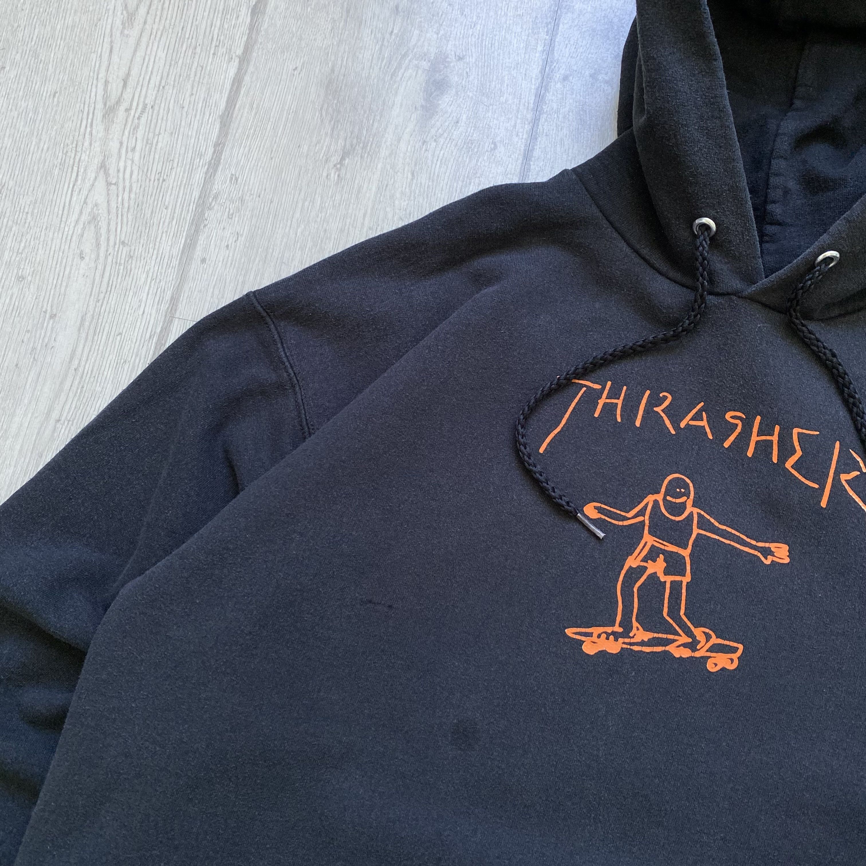 Thrasher 🛹 Vintage Rare Thrasher hoodie Skatebords center logo Size US M / EU 48-50 / 2 - 4 Thumbnail