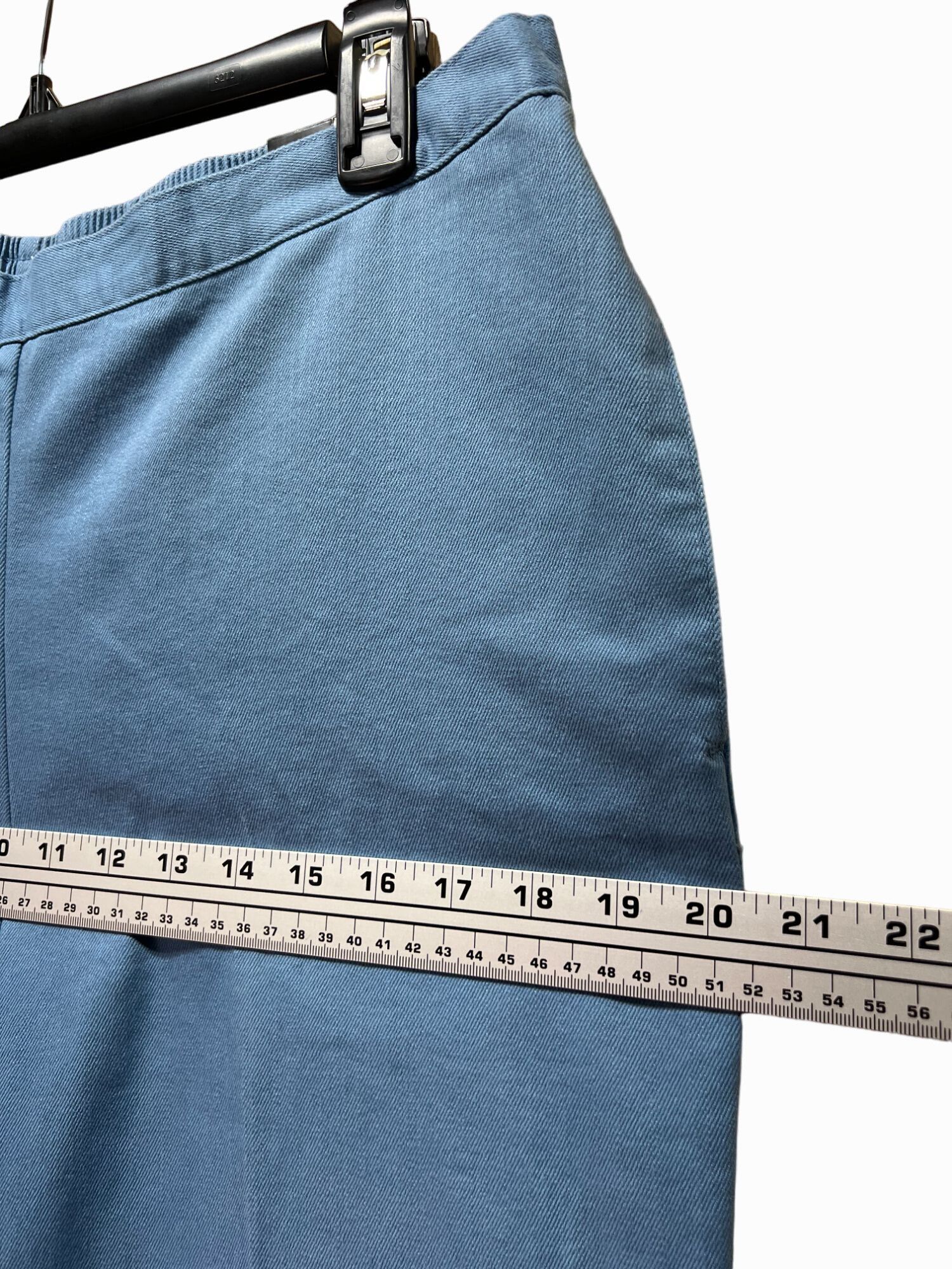 Other Alfred Dunner Women's Pull-On Elastic Waist Pant - Light Blu Size 38" / US 16 / IT 52 - 4 Thumbnail