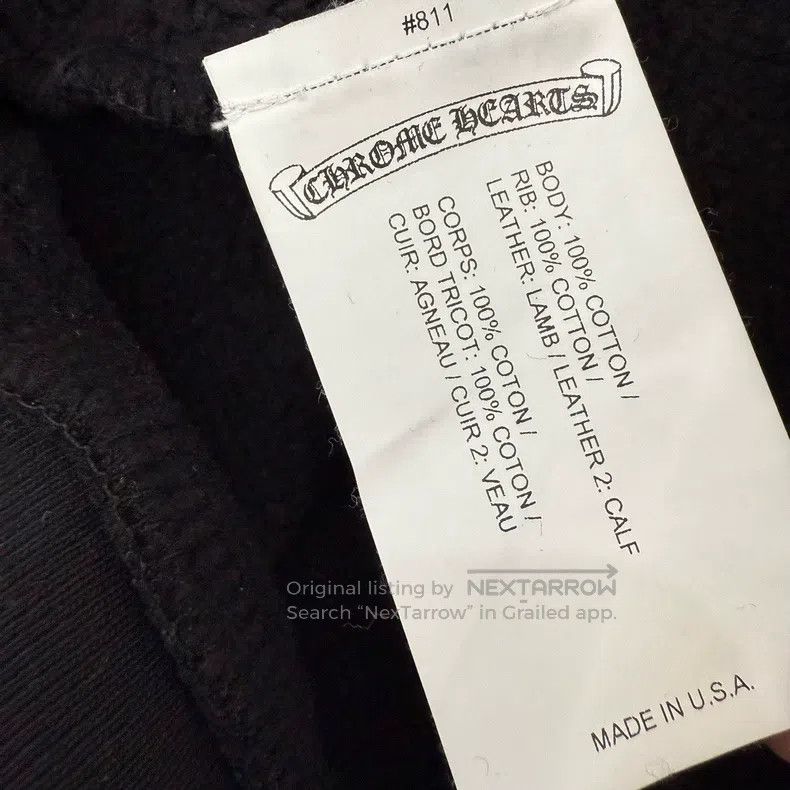 Chrome Hearts CHROME HEARTS Size S Multi-material patchwork cross sweater Size US S / EU 44-46 / 1 - 5 Thumbnail