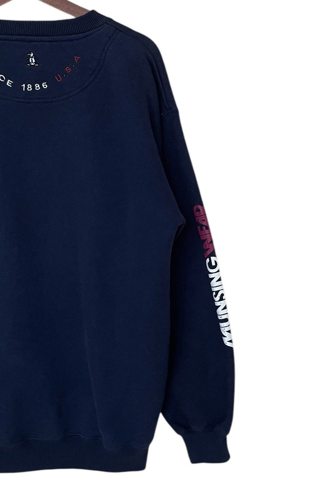 Vintage Vintage Brand Munsingwear Big Logo Sweatshirt 1990s Size US L / EU 52-54 / 3 - 6 Thumbnail