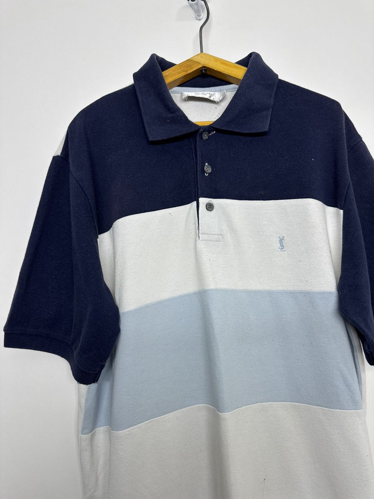 Yves Saint Laurent Vintage Yves Saint Laurent Polo Shirt Size US L / EU 52-54 / 3 - 6 Thumbnail