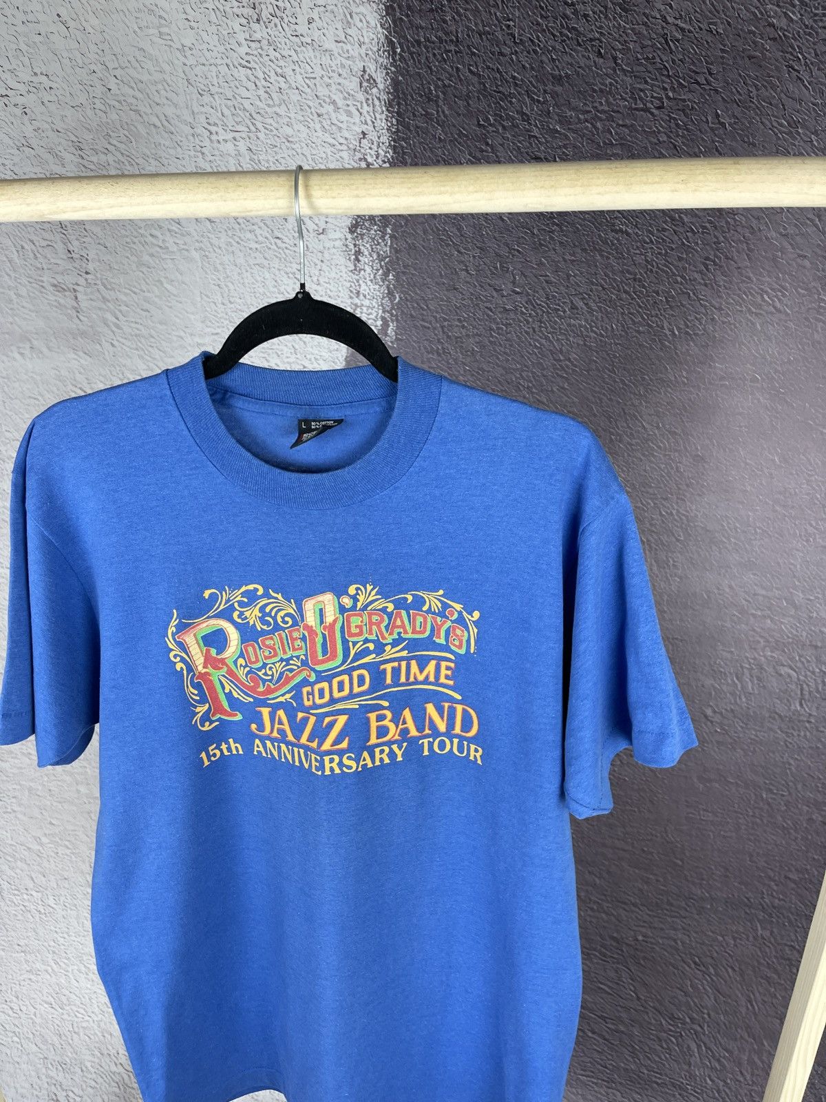 Band Tees Vintage 80 Rosie O'Grady's Good Time Jazz Band Merch T-shirt Size US L / EU 52-54 / 3 - 4 Thumbnail