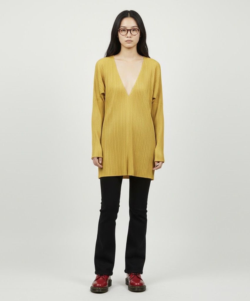 Pleats Please Issey Miyake Pleats Please Issey Miyake Yellow Cardigan Size M / US 6-8 / IT 42-44 - 11 Thumbnail