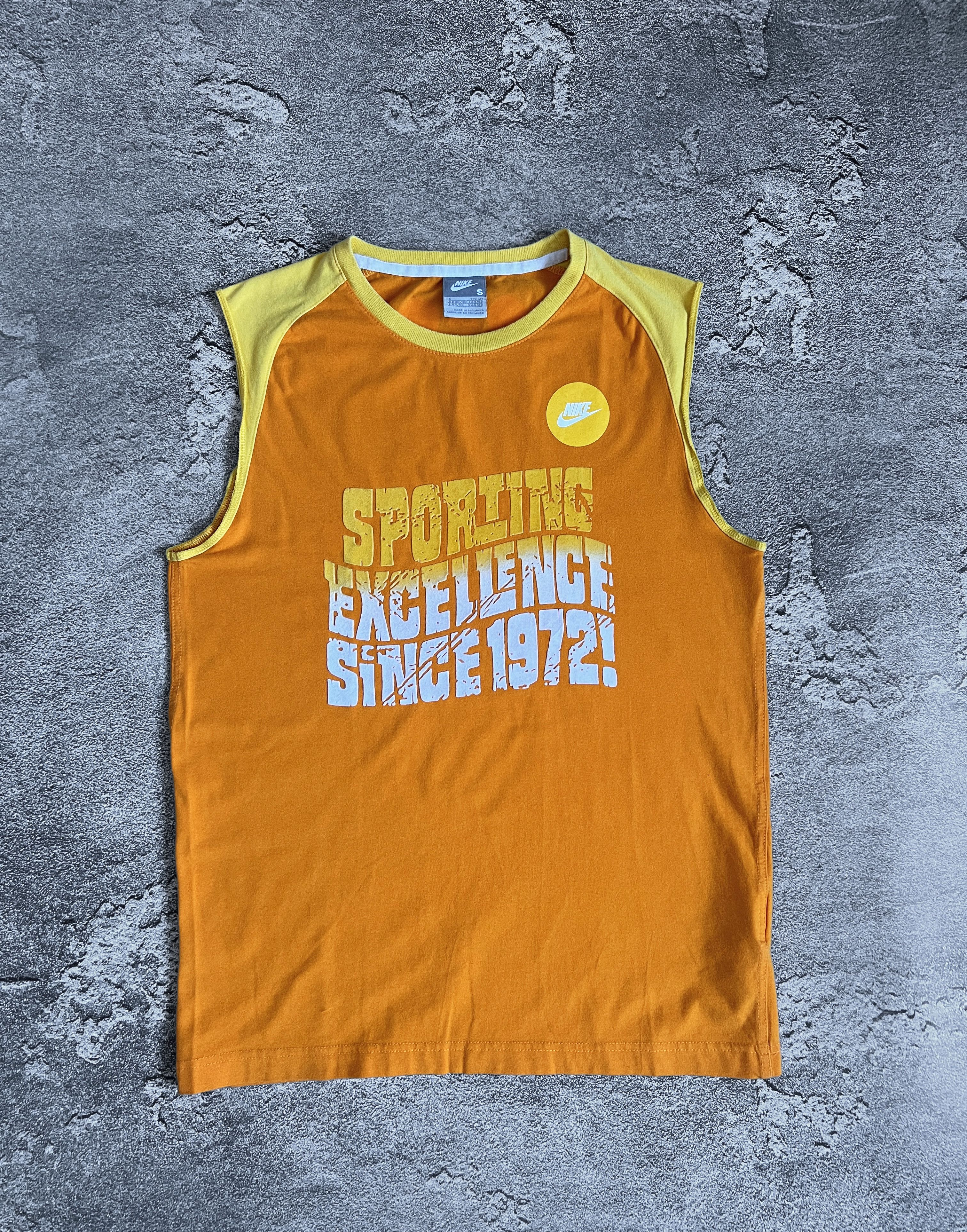 Nike Nike Vitnage tank top y2k yellow printed Size US S / EU 44-46 / 1 - 1 Thumbnail