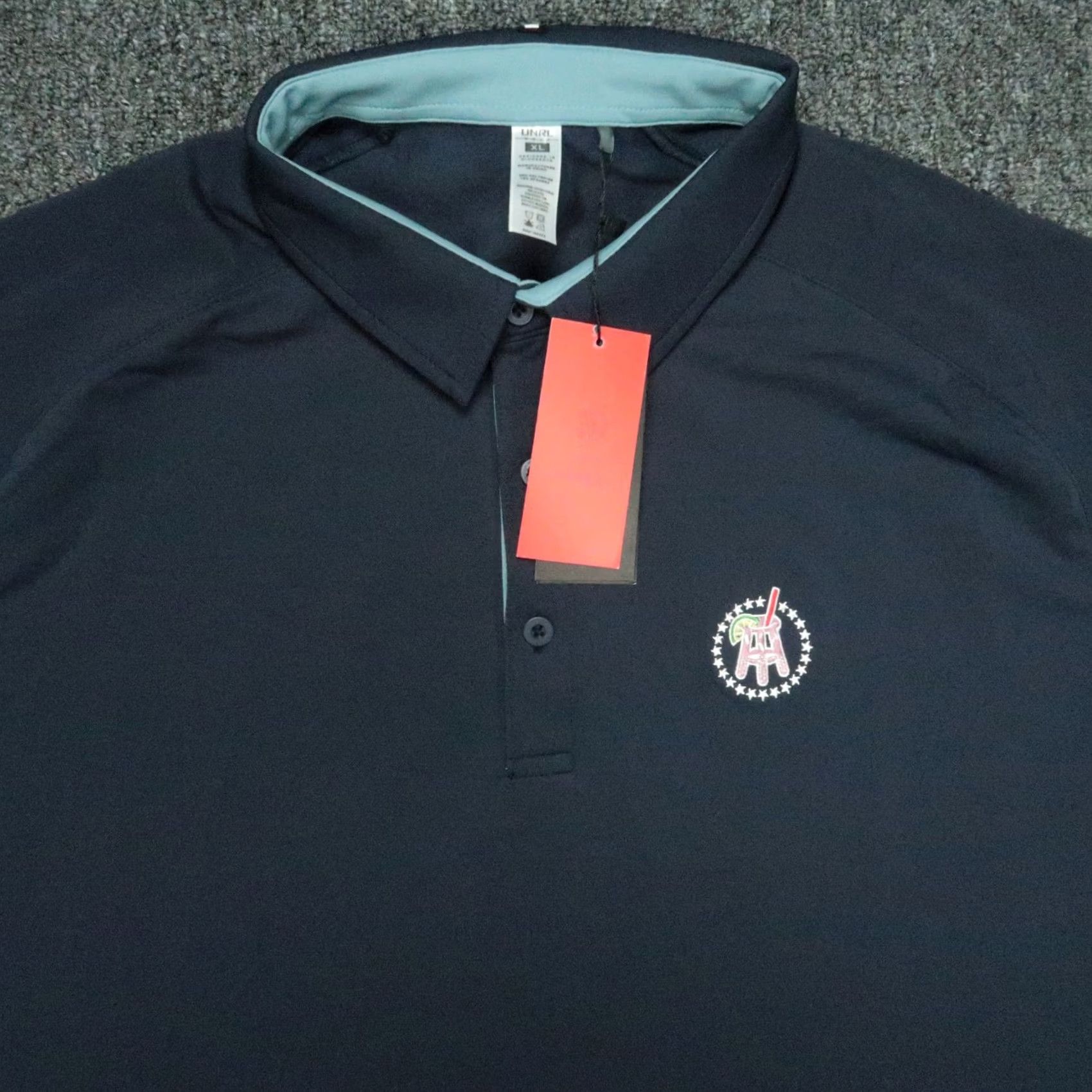 Vintage UNRL Polo Shirt Mens XL Navy Blue Barstool Sports Transfusion Tradition Golf NWT Size US XL / EU 56 / 4 - 2 Thumbnail
