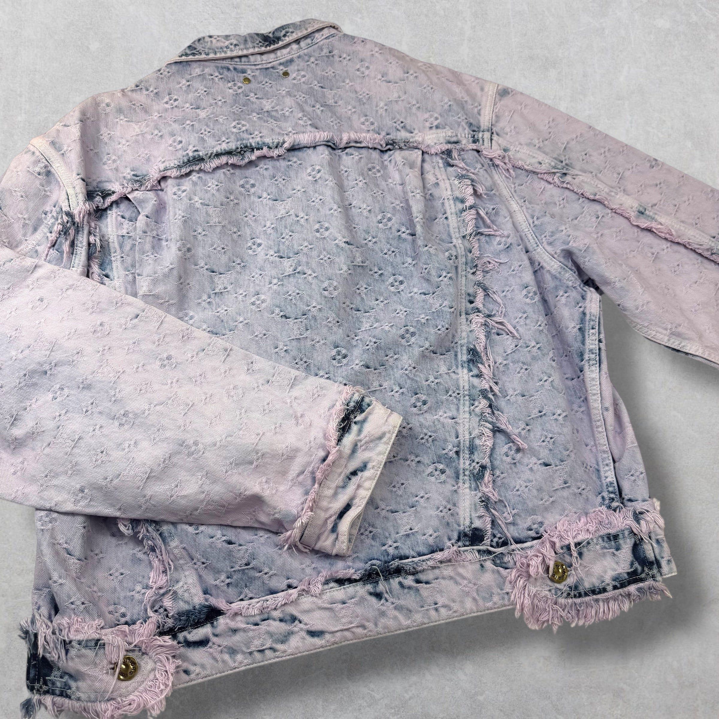 Louis Vuitton Louis Vuitton Fringed Monogram Boyhood Denim Jacket Size 54 Size US XL / EU 56 / 4 - 5 Thumbnail