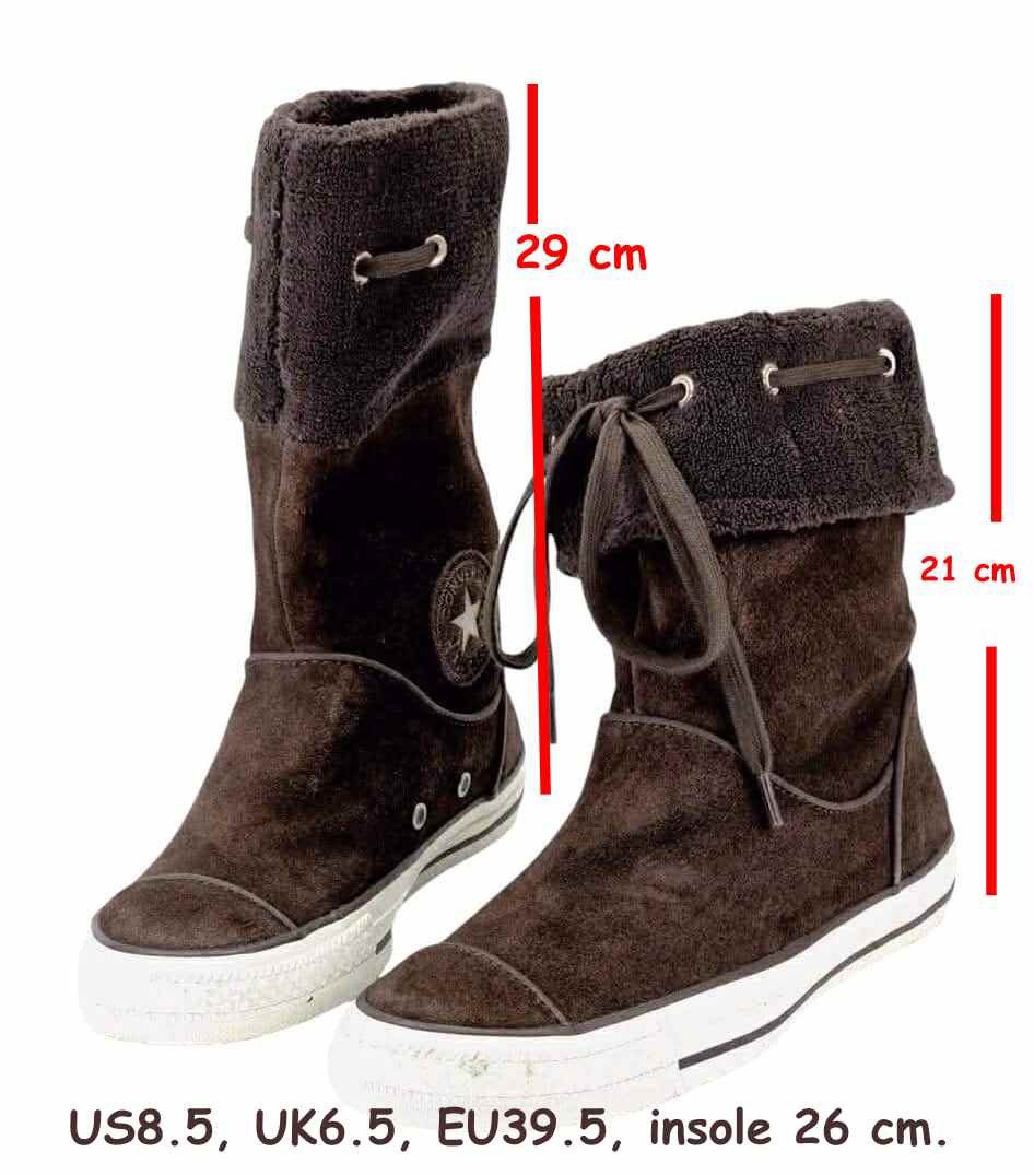 Converse Converse All Star Chuck Taylor Suede Fold Down Ankle Boots Size US 8.5 / IT 38.5 - 17 Thumbnail