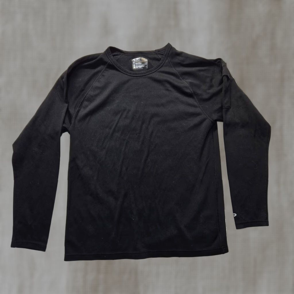 Champion Champion Base Layer Long Sleeve Top Shirt Mens Adult Large Black Size US L / EU 52-54 / 3 - 1 Thumbnail