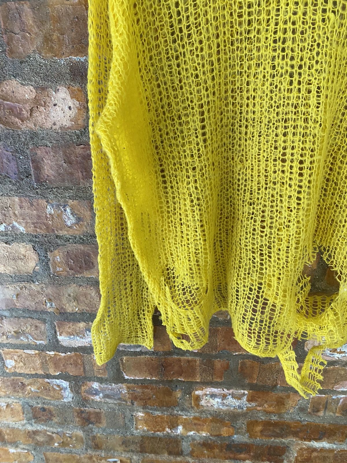 A.F.F.A. × Beams Plus × Japanese Brand 2000s Vaporize Beams destroy Spider web open knit mesh Size US M / EU 48-50 / 2 - 6 Thumbnail