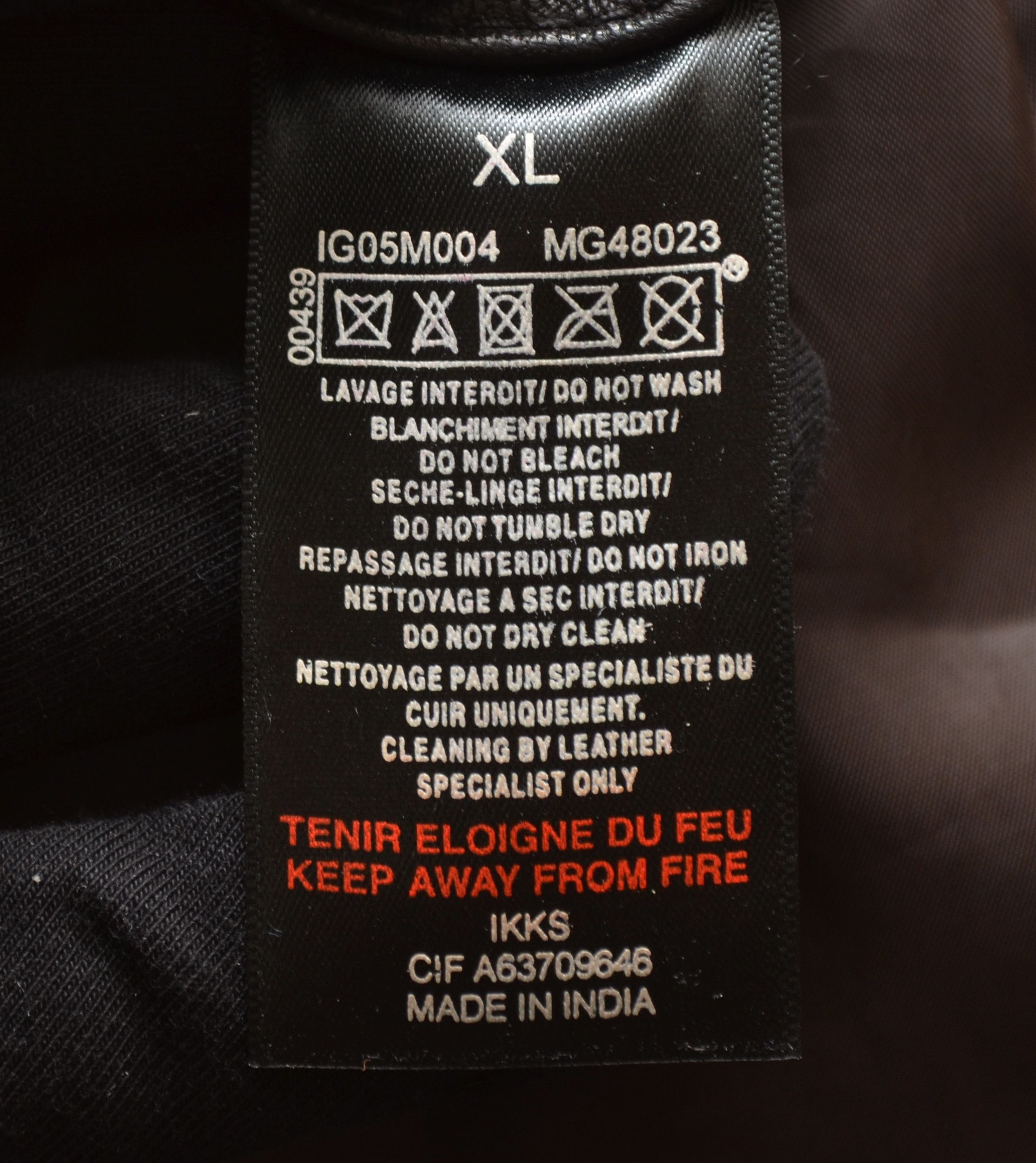 IKKS IKKS Lamb Leather Black Jacket Size XL RARE Size US XL / EU 56 / 4 - 10 Thumbnail