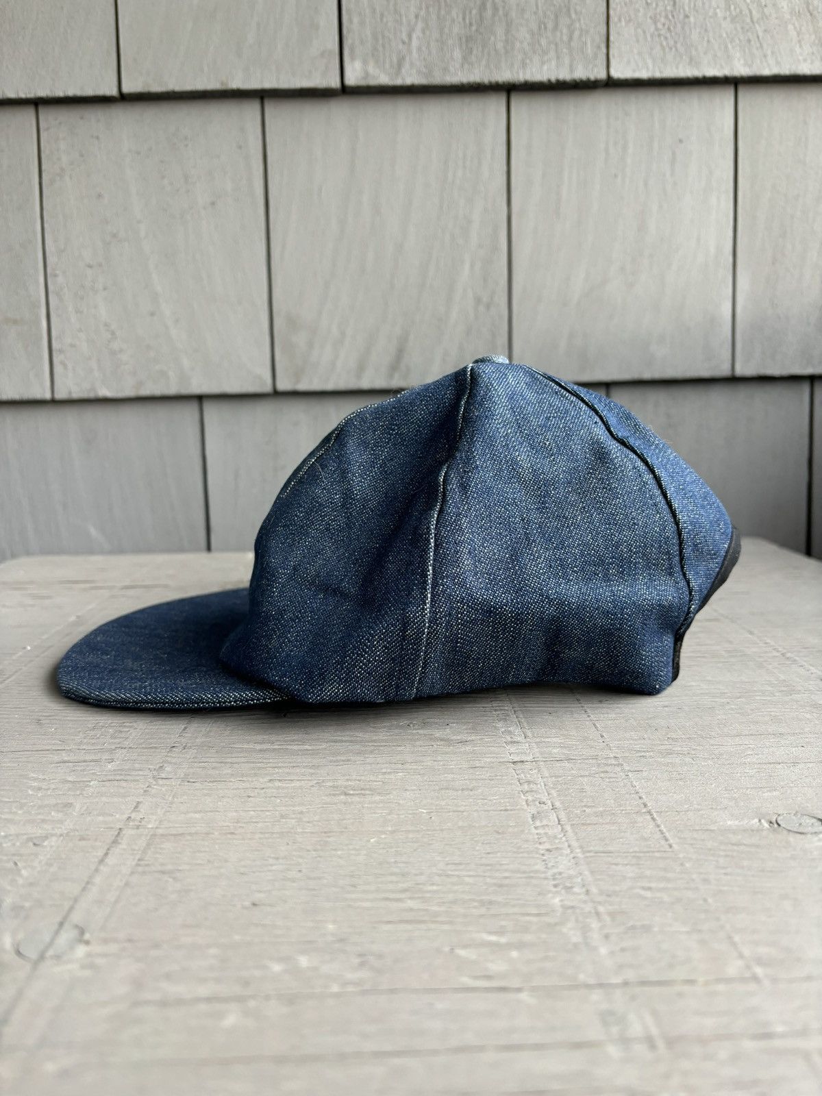 Levi's Vintage Levi's Red Tab Hat Dark Denim Snapback Blue Jean 90s Size ONE SIZE - 14 Thumbnail