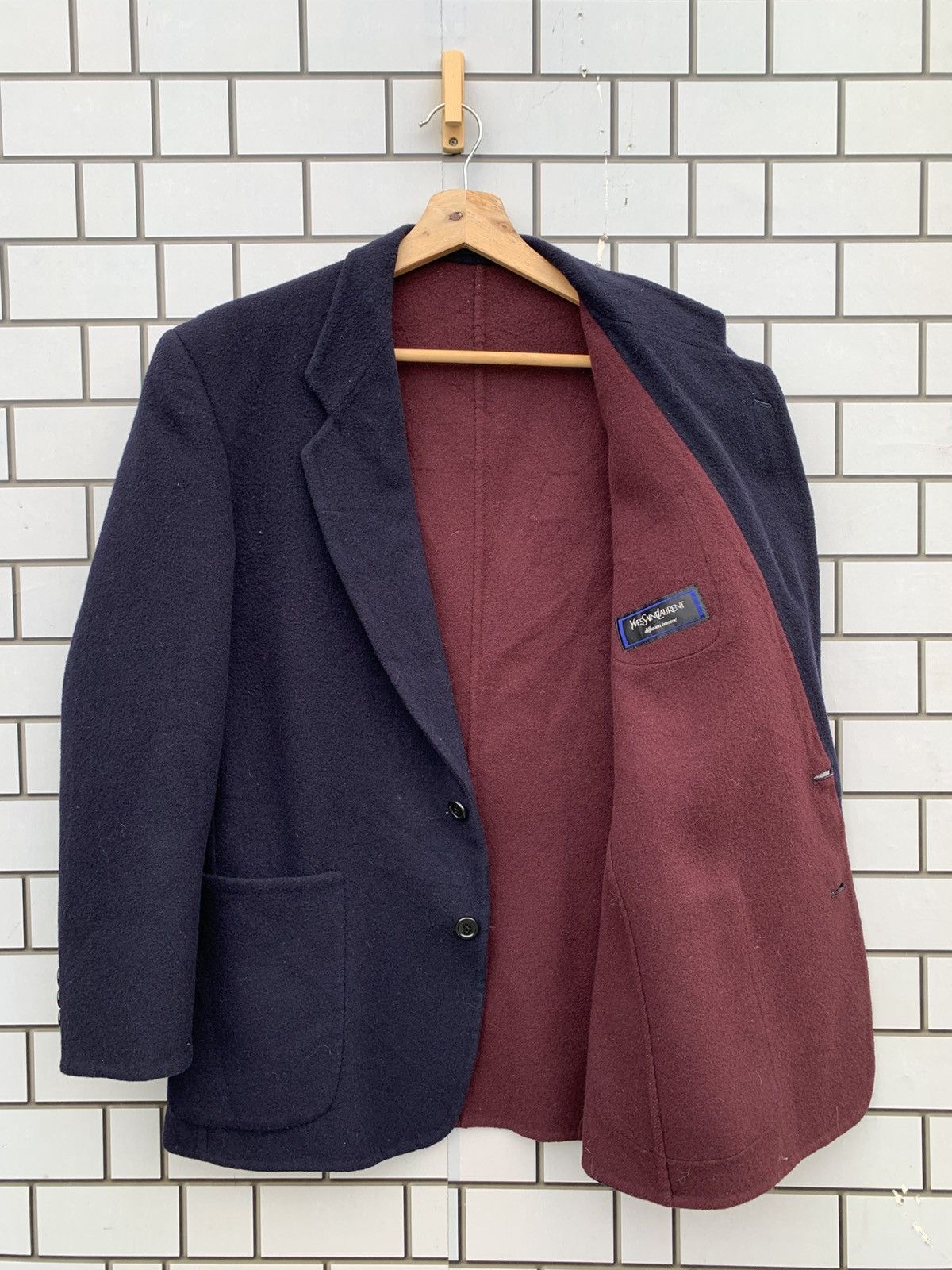Yves Saint Laurent Vintage YVES SAINT LAURENT diffusion homme Blazer Size US M / EU 48-50 / 2 - 3 Thumbnail