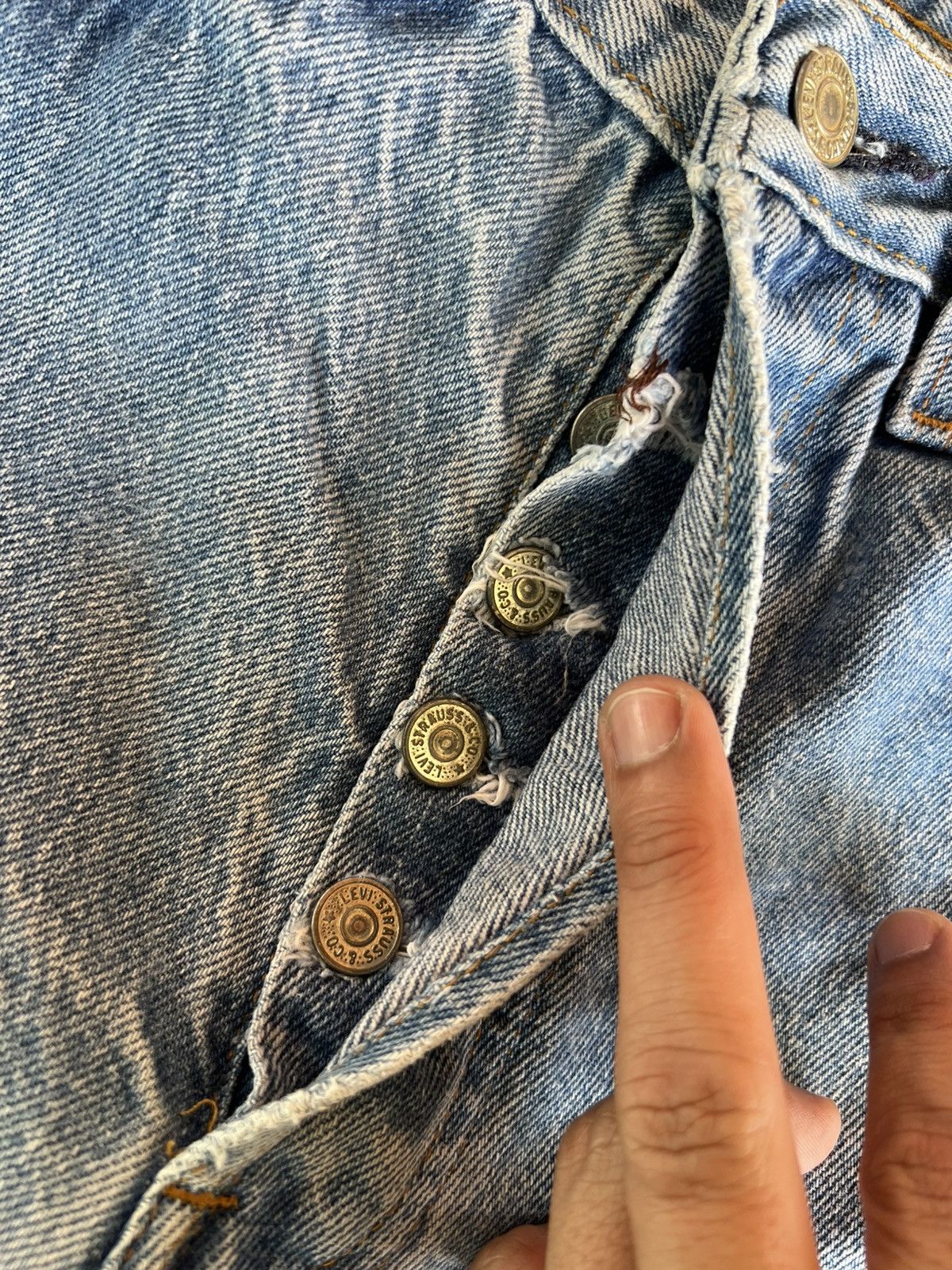 Levi's 💥Vintage 80’s Levis 501 Short Jean Size US 28 / EU 44 - 10 Thumbnail