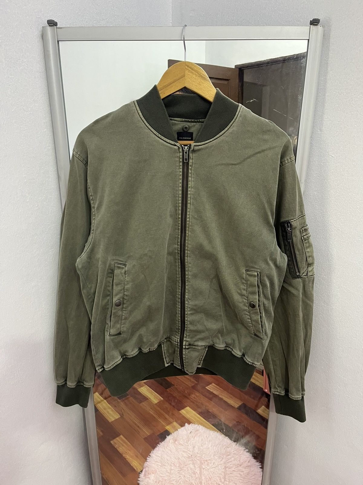 Japanese Brand Rag Machine Vintage Wash MA-1 Bomber Jacket Size US M / EU 48-50 / 2 - 1 Thumbnail