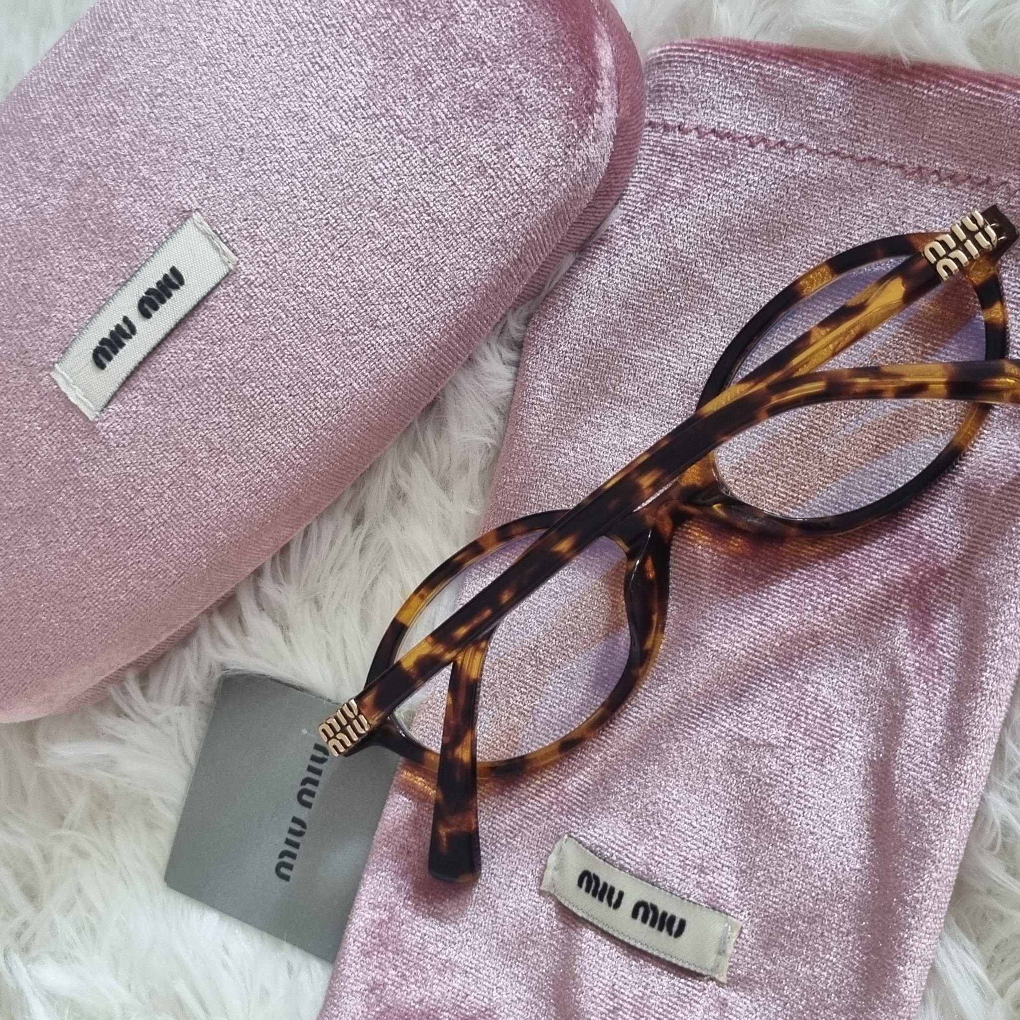 Miu Miu NEW SMU04ZSF VAU08N WOMEN ROUND EYEGLASSES MIU MIU SMU049Z-F Size ONE SIZE - 5 Thumbnail