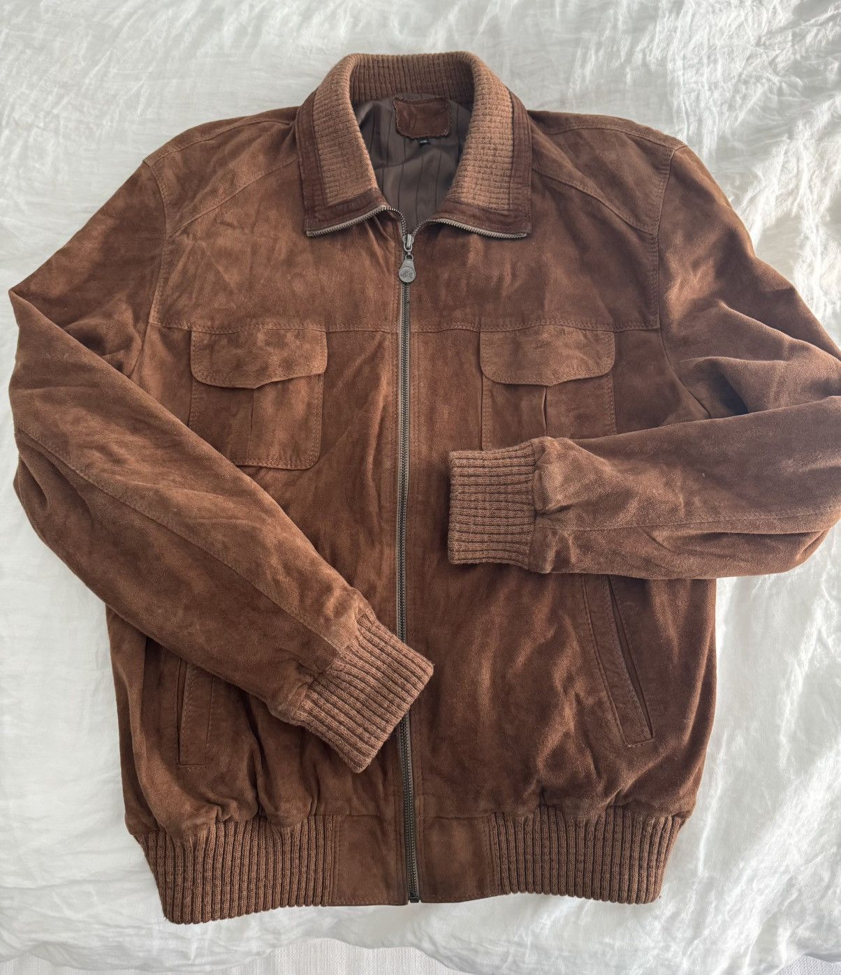 Other Vintage Brown Suede Italian Bomber (from Florence) Size US M / EU 48-50 / 2 - 1 Thumbnail