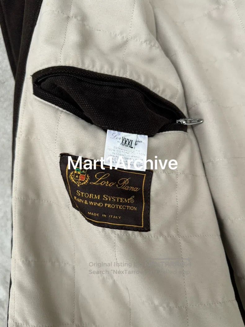 Loro Piana LORO PIANA Hunting Jacket with Fur Collar Size US XXL / EU 58 / 5 - 9 Thumbnail