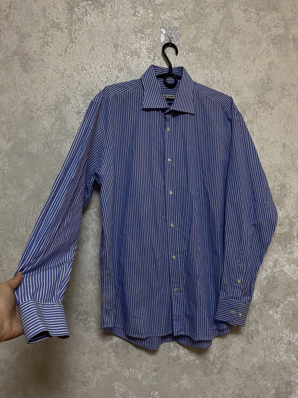 Katharine Hamnett London Katharine Hamnett striped oversized shirt Size US XL / EU 56 / 4 - 2 Thumbnail