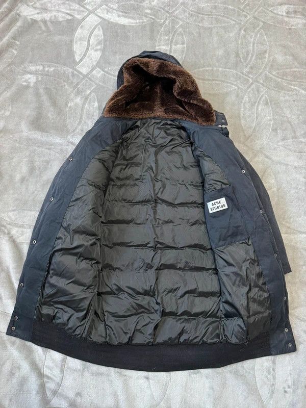 Acne Studios Acne Studios Powder Paw 13 Down Parka Coat Jacket Navy 38 M Size M / US 6-8 / IT 42-44 - 3 Thumbnail