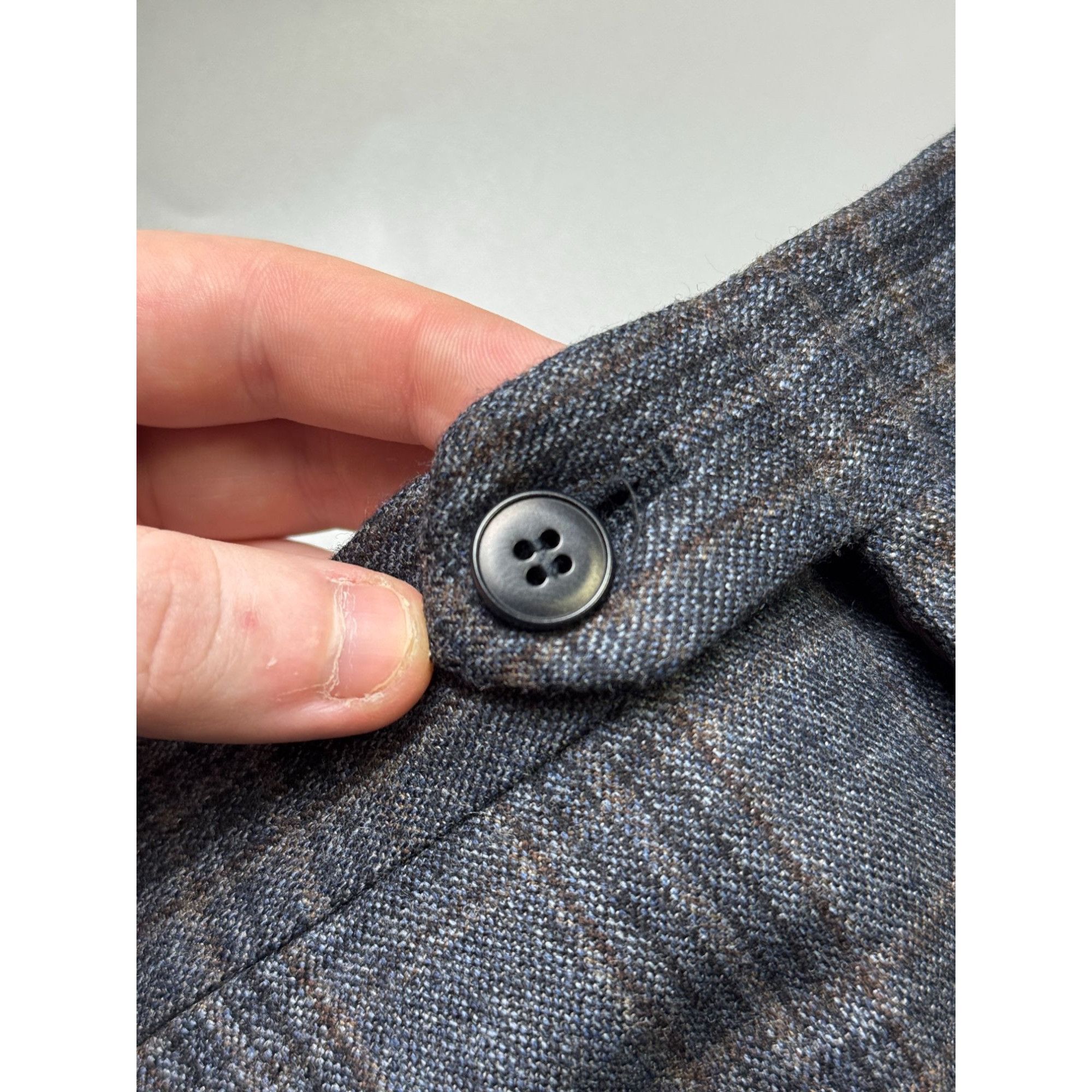 Brioni Brioni Moena Checkered Wool Trousers Pants Size US 36 / EU 52 - 4 Thumbnail