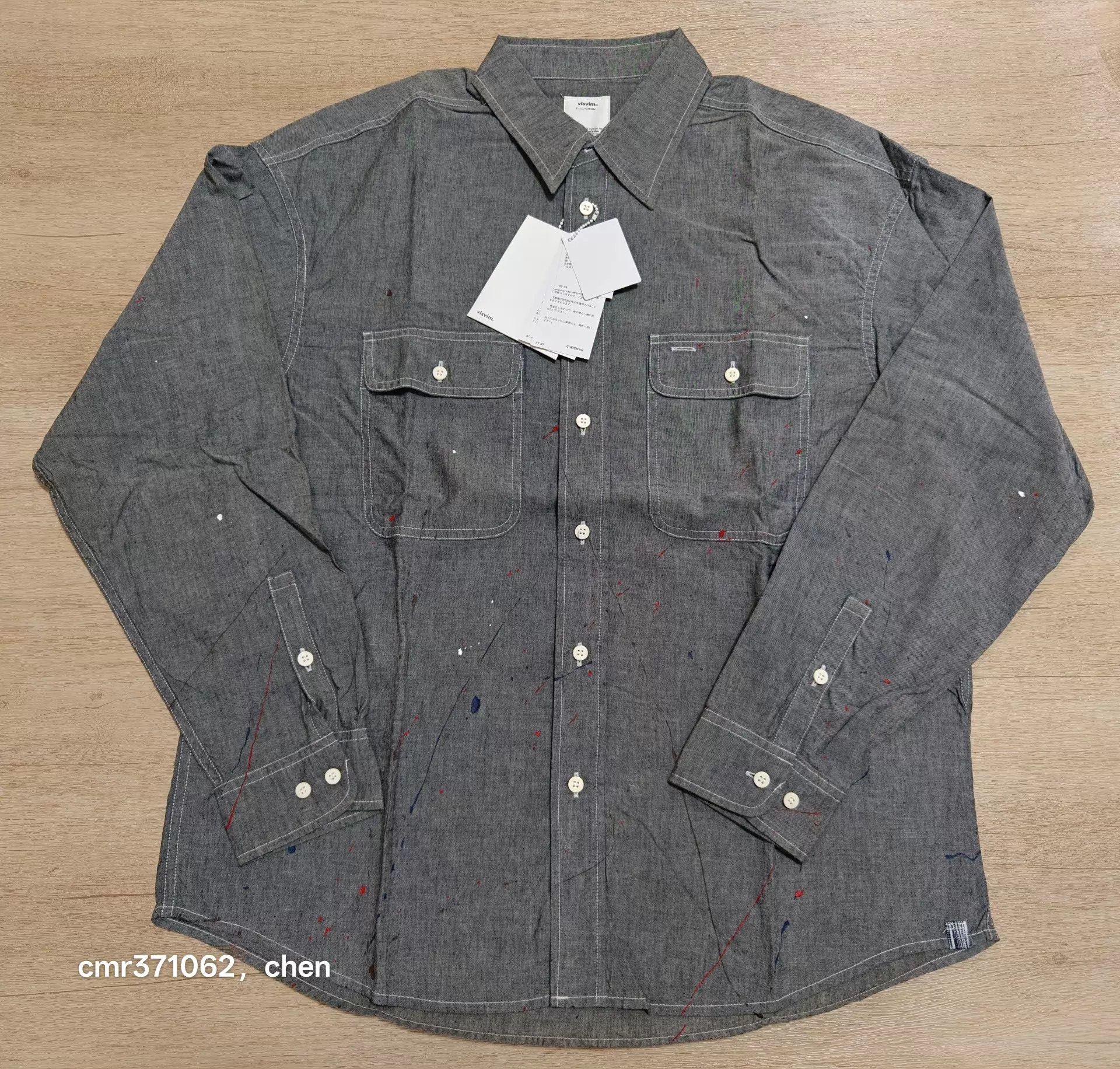 Visvim visvim 20AW L/S Chambray Lumber Shirt Indigo 2 CS Size US M / EU 48-50 / 2 - 1 Thumbnail