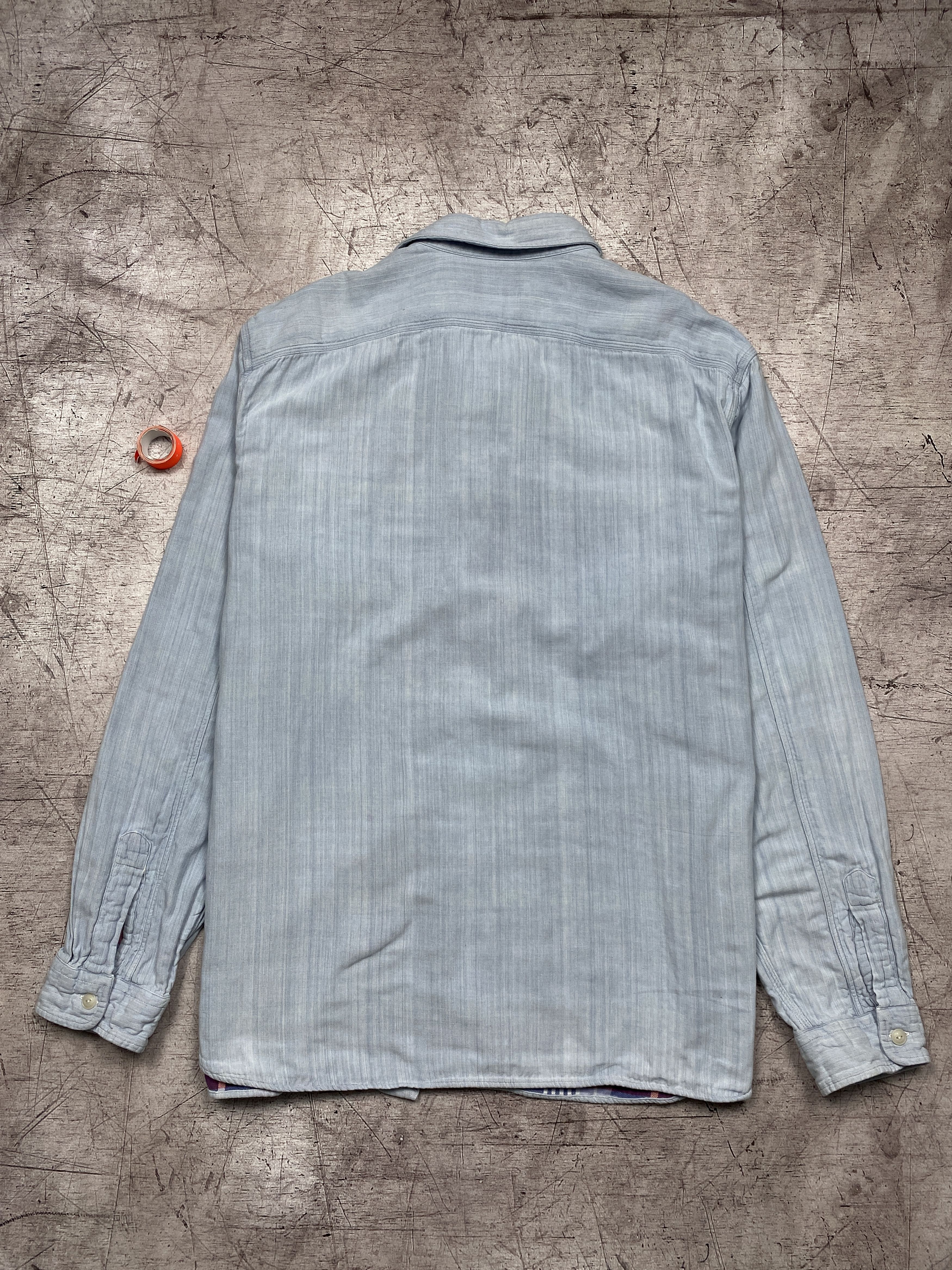Polo Ralph Lauren × Ralph Lauren Polo Ralph Lauren Vintage Mens Denim Flannel Shirt Size US XXL / EU 58 / 5 - 8 Thumbnail