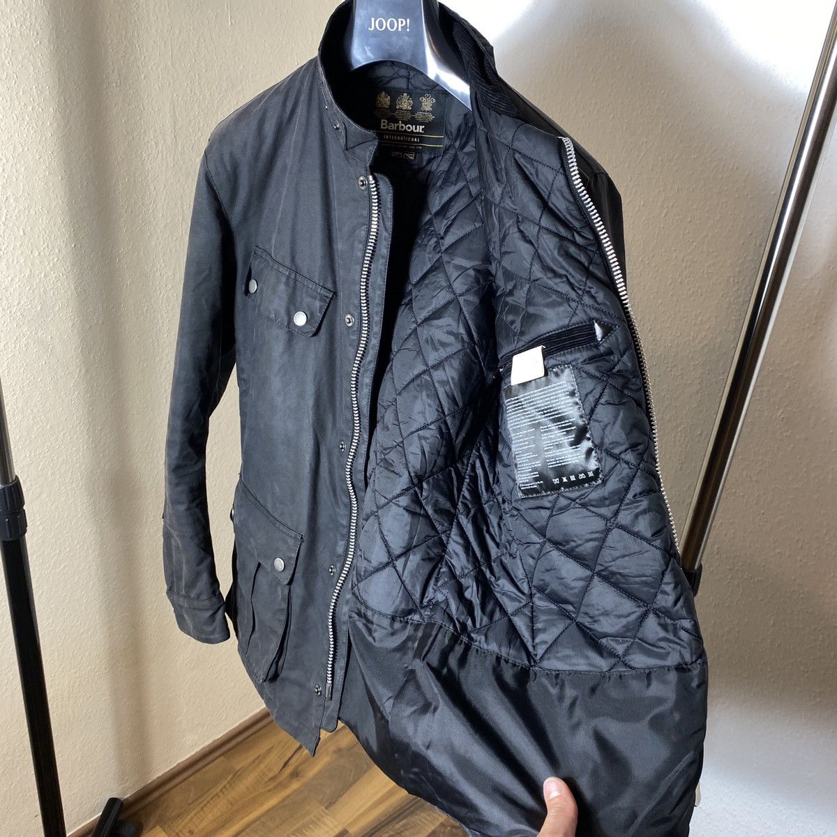 Barbour Wax jacket Barbour International black Size US S / EU 44-46 / 1 - 11 Thumbnail