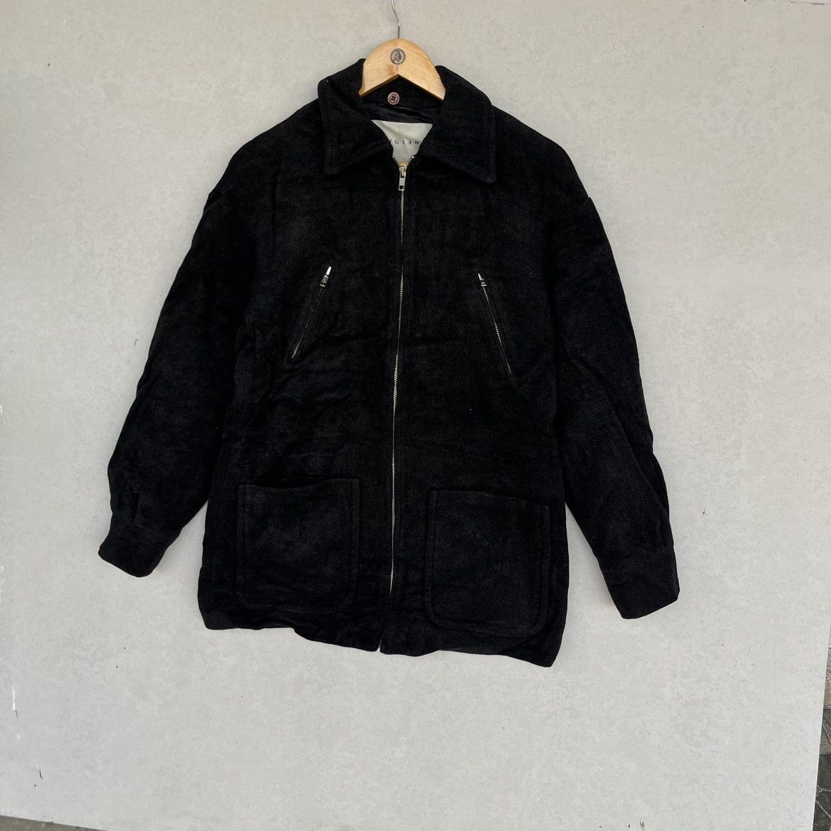 Other Vintage Jigsaw Black Suede Jacket With Zip Pockets Size L Size US L / EU 52-54 / 3 - 2 Thumbnail