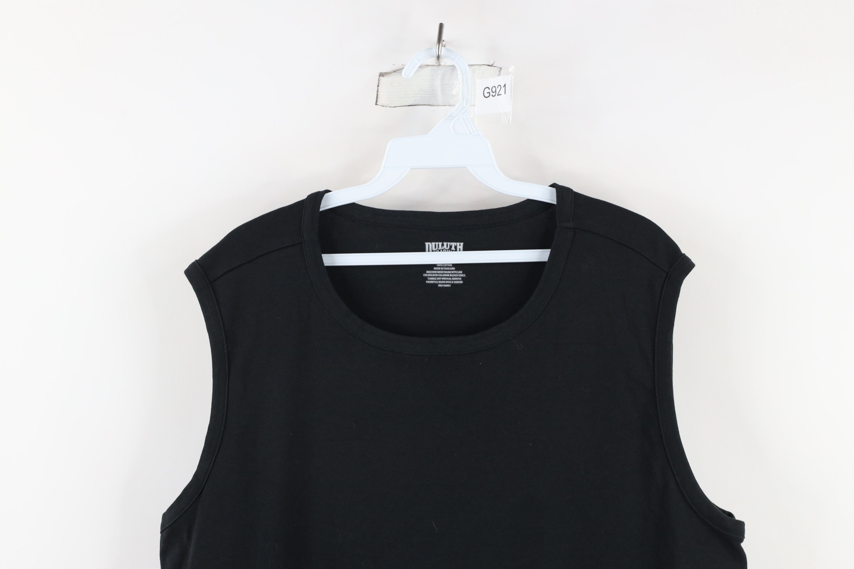 Duluth Trading Company × Vintage Duluth Trading Co Knit Longtail T Tank Top T-Shirt Black Size XL / US 12-14 / IT 48-50 - 2 Thumbnail