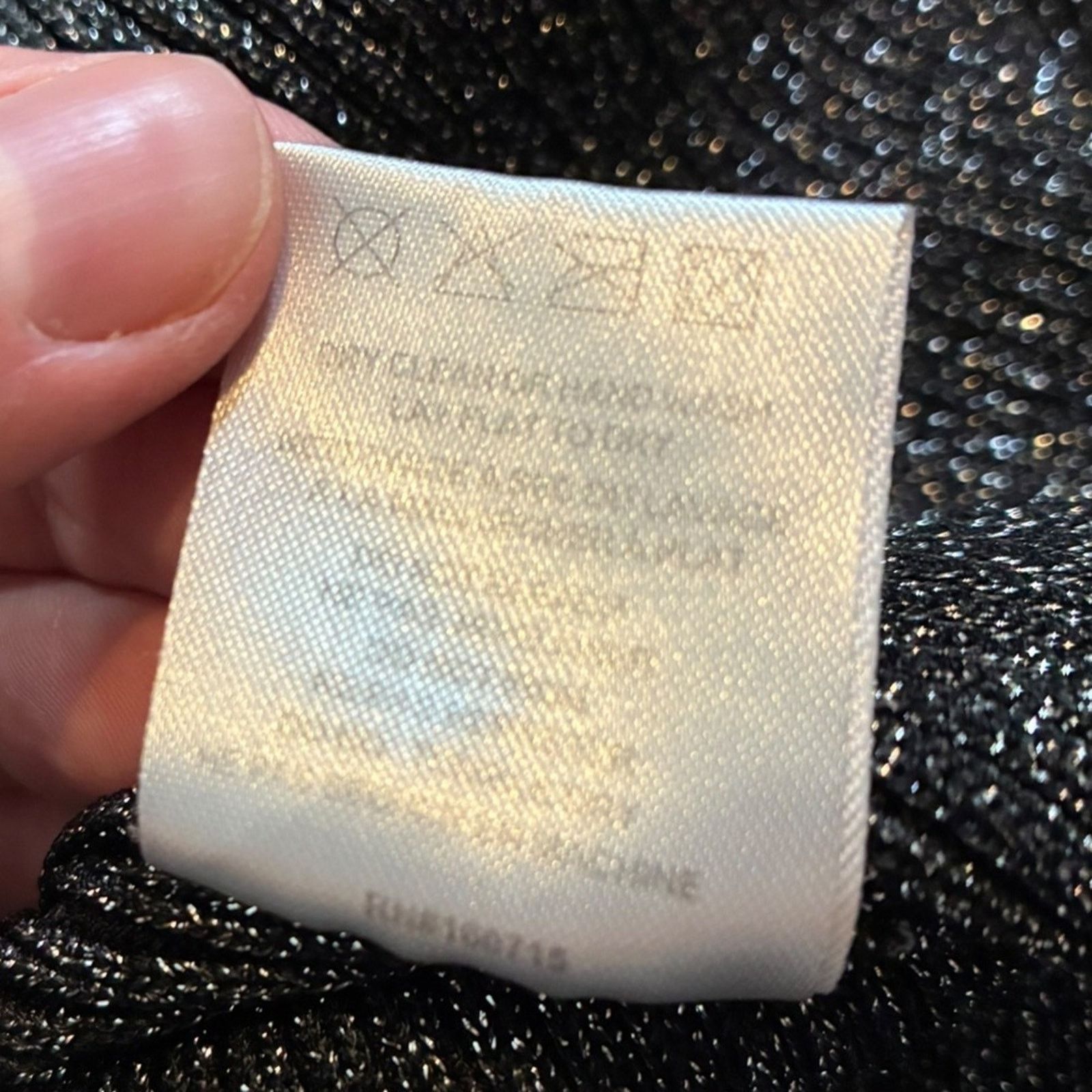 Retrofete Retrofête Revolve XL Sparkle Blazer Dress Black Silver EUC Size XL / US 12-14 / IT 48-50 - 6 Thumbnail