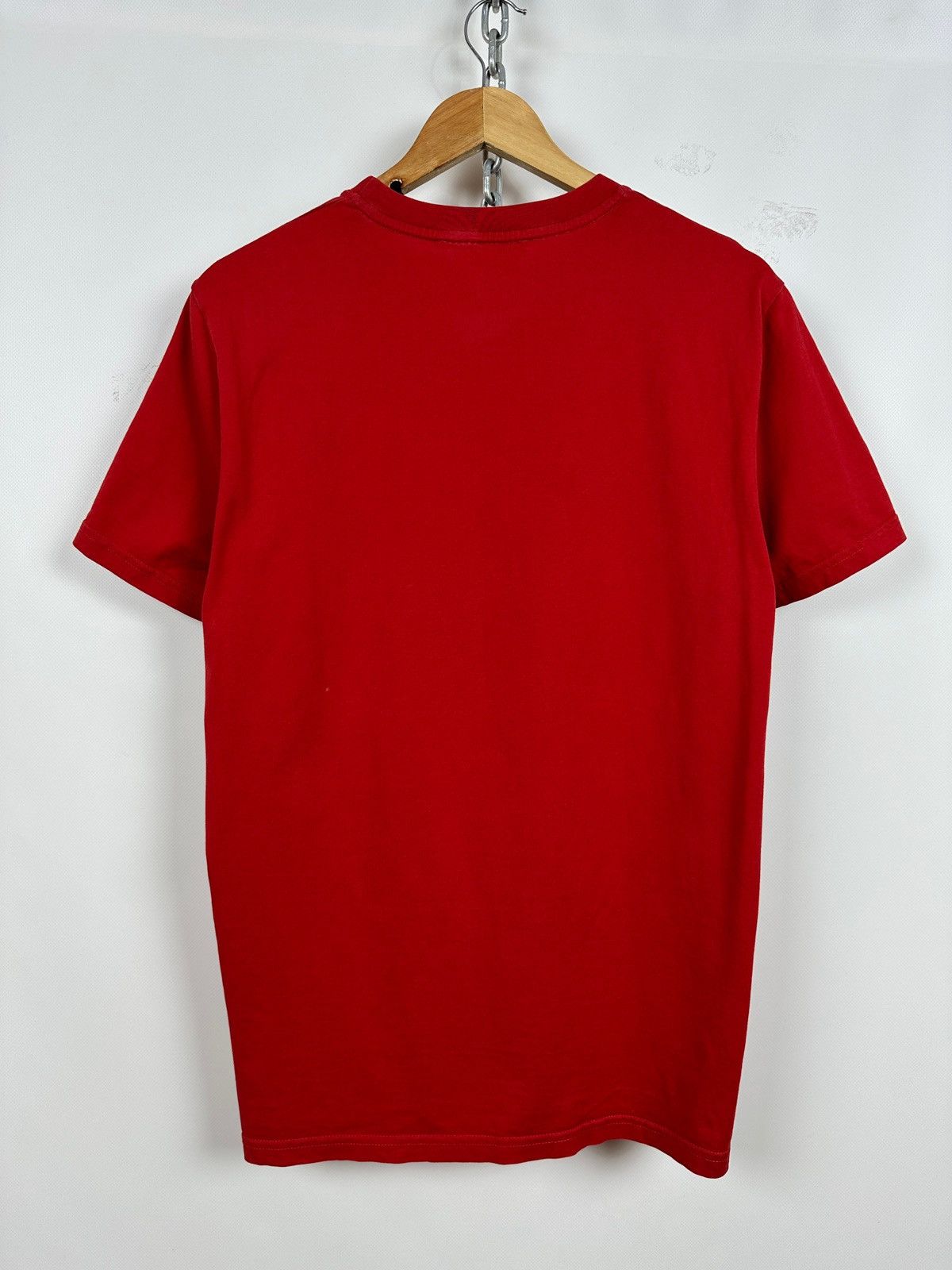 Givenchy Givenchy Distressed Logo Red T-Shirt Size US M / EU 48-50 / 2 - 3 Thumbnail
