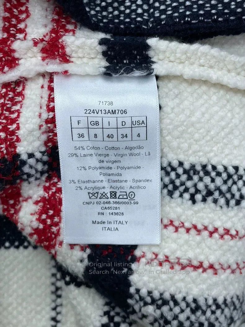 Dior Dior Check Logo Short Sleeve Jacket. Size US M / EU 48-50 / 2 - 5 Thumbnail