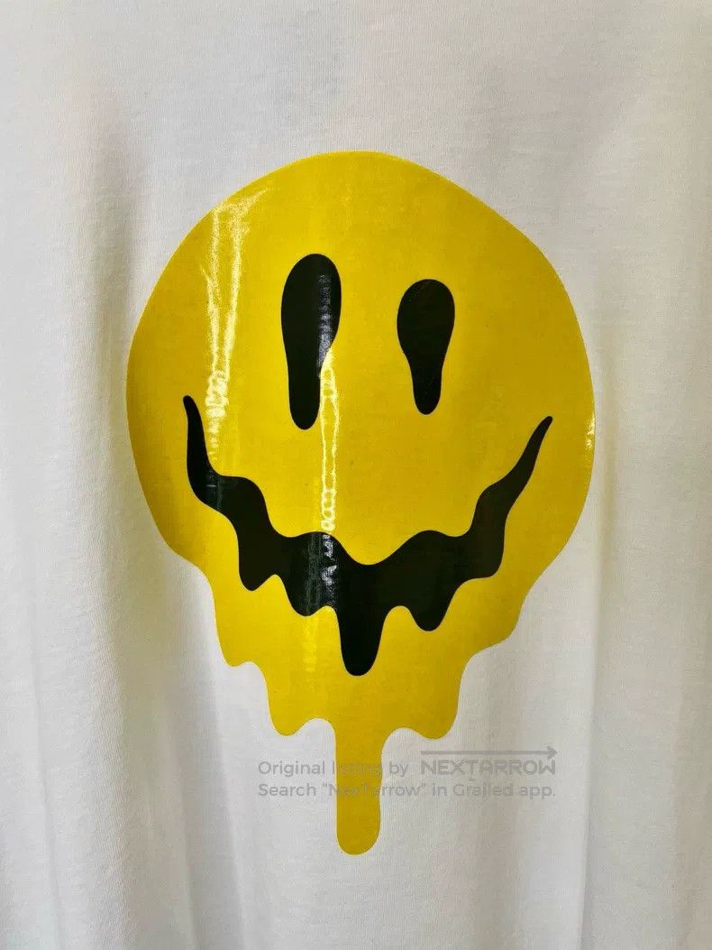 Balenciaga Balenciaga Smiling Face Printed Casual Long Sleeve White T Size US M / EU 48-50 / 2 - 2 Thumbnail