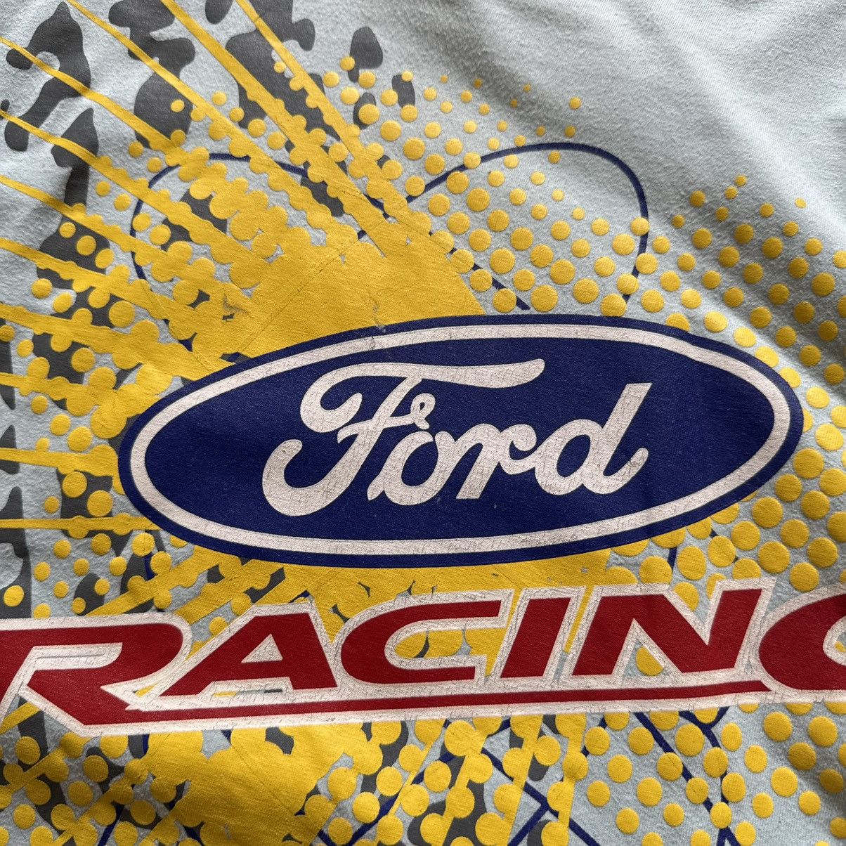 Ford 📌 Crazy Vintage Ford Racing Y2K Graphic 00s Longslevee Size US L / EU 52-54 / 3 - 6 Thumbnail