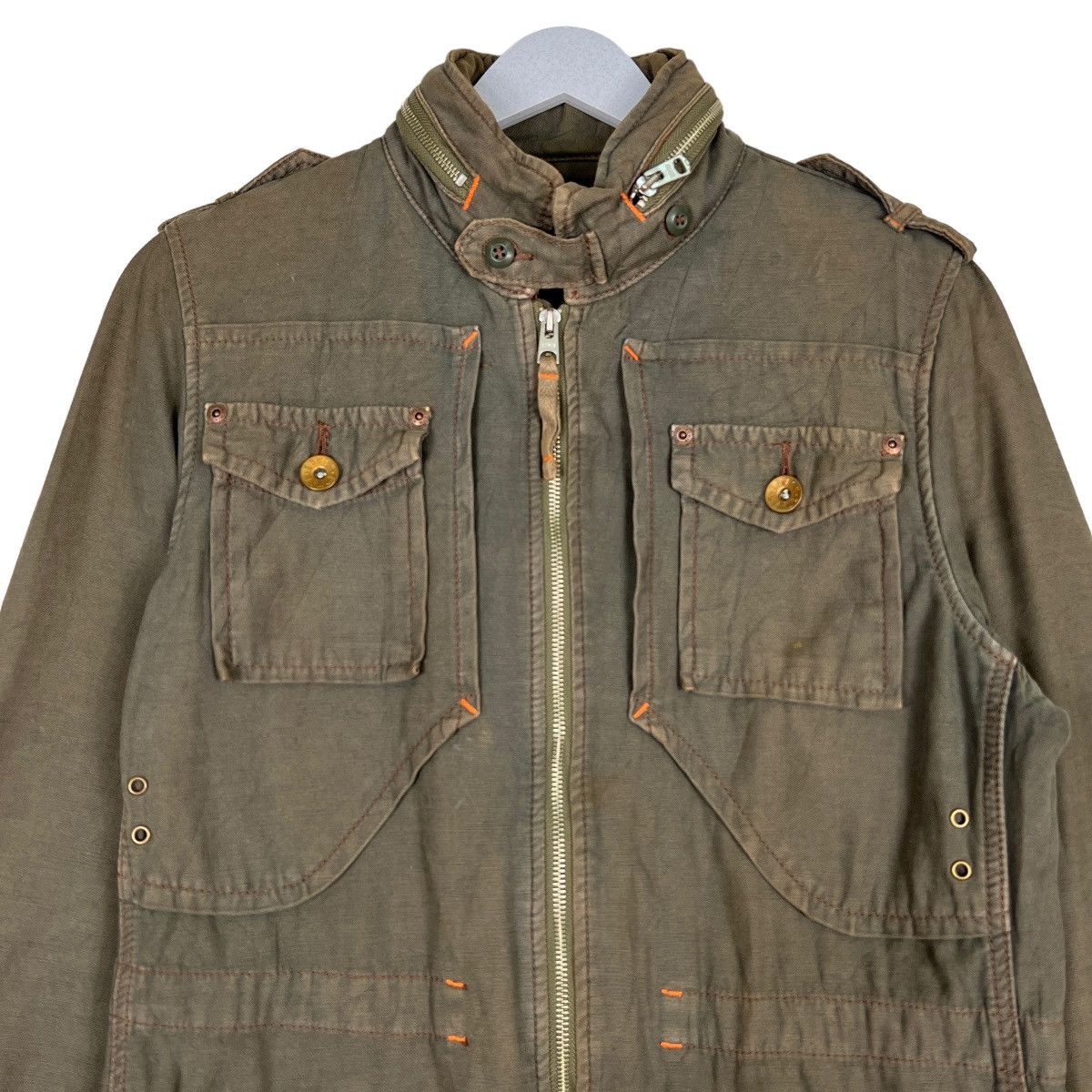 Edwin 🔥 TYPE 505 EDWIN MILITARY STYLE FIELD JACKET Size US M / EU 48-50 / 2 - 3 Thumbnail