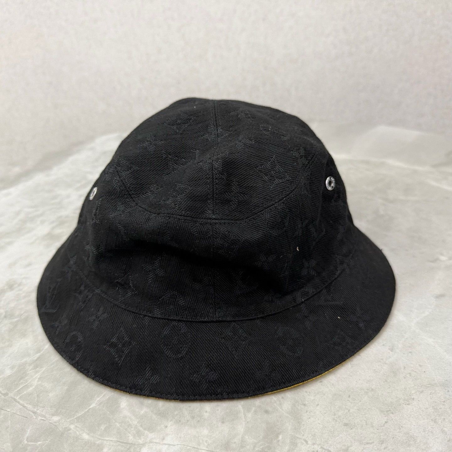 Louis Vuitton Louis Vuitton Denim Black Hat one size Men Size ONE SIZE - 1 Thumbnail