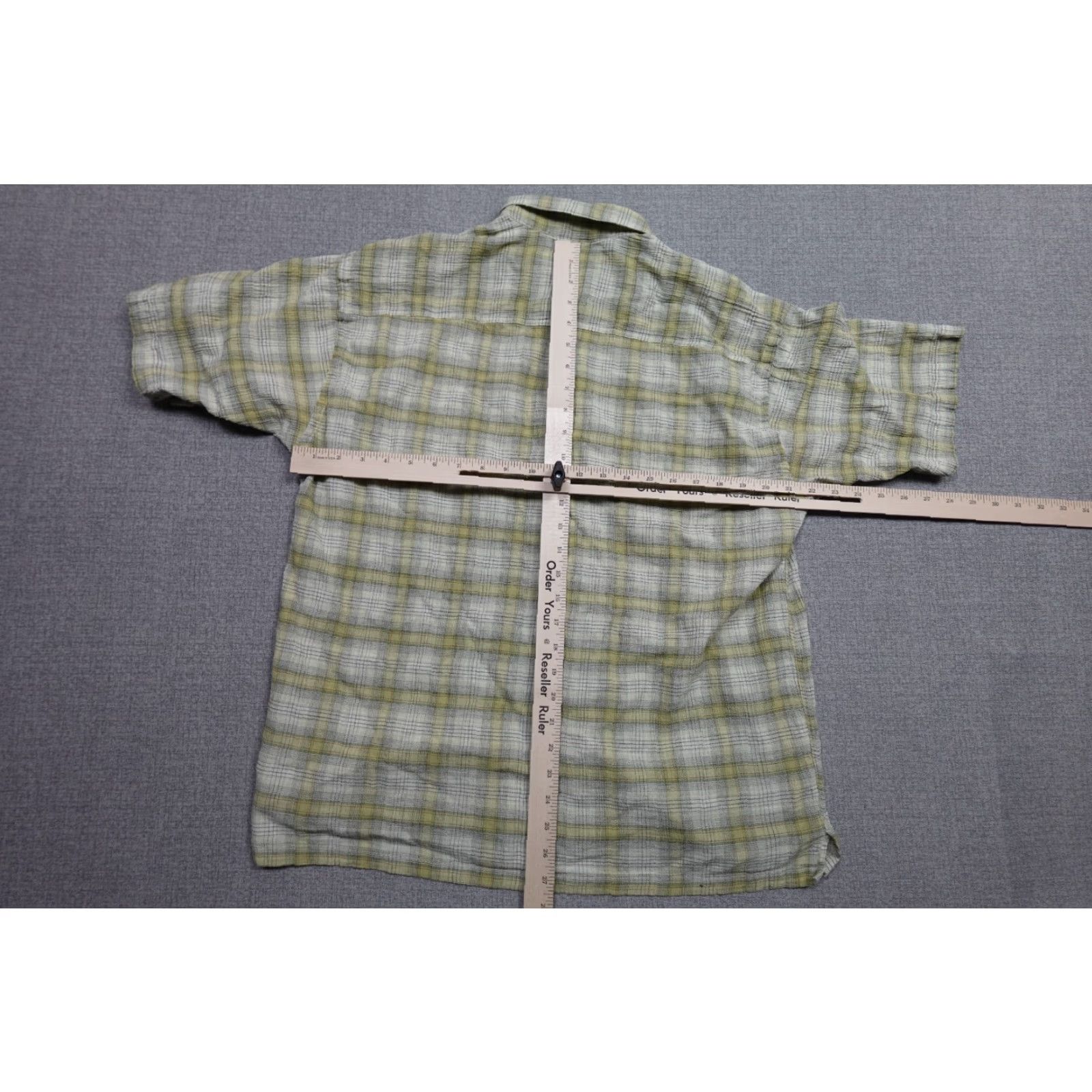 Patagonia Patagonia Shirt Mens Large Green Check Organic Cotton Camp Hiking Fishing Light Shirt Size US L / EU 52-54 / 3 - 7 Thumbnail