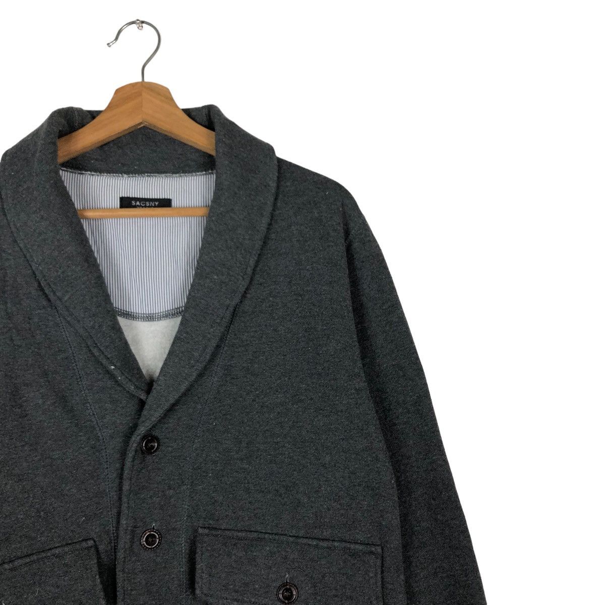 Yohji Yamamoto 🔥Vintage Cardigan Jacket Bomber Design Sacsny Y’S Accs Size US M / EU 48-50 / 2 - 6 Thumbnail