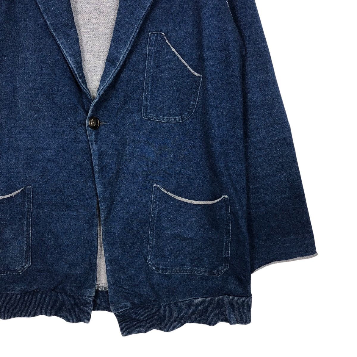 Indigo 📌Vintage Indigo Denim Jacket Worker Westwood 45RPM Size US M / EU 48-50 / 2 - 6 Thumbnail
