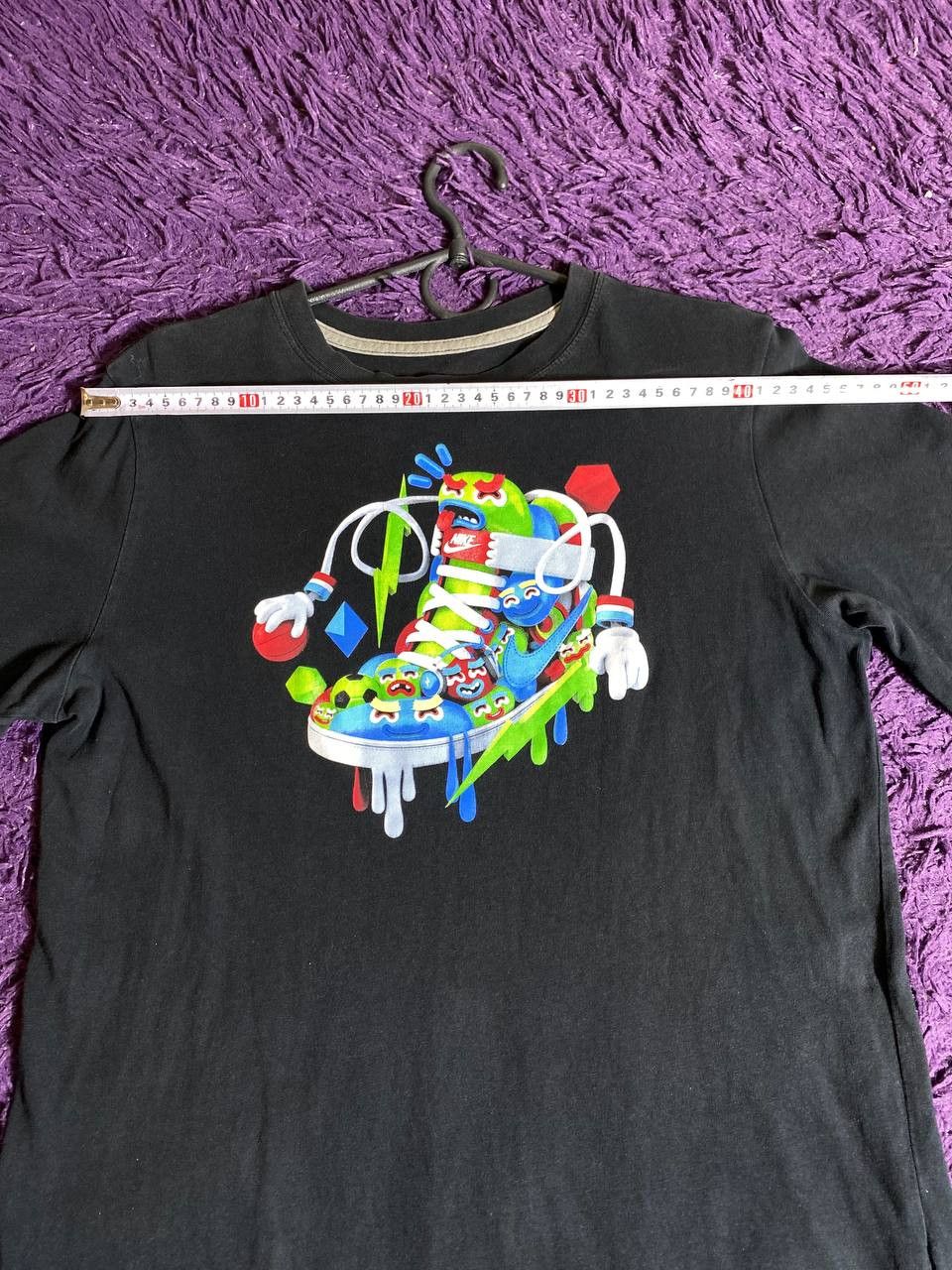 Nike × Vintage Vintage Nike Y2K TLogo Swoosh T Shirt Tee Size US S / EU 44-46 / 1 - 5 Thumbnail