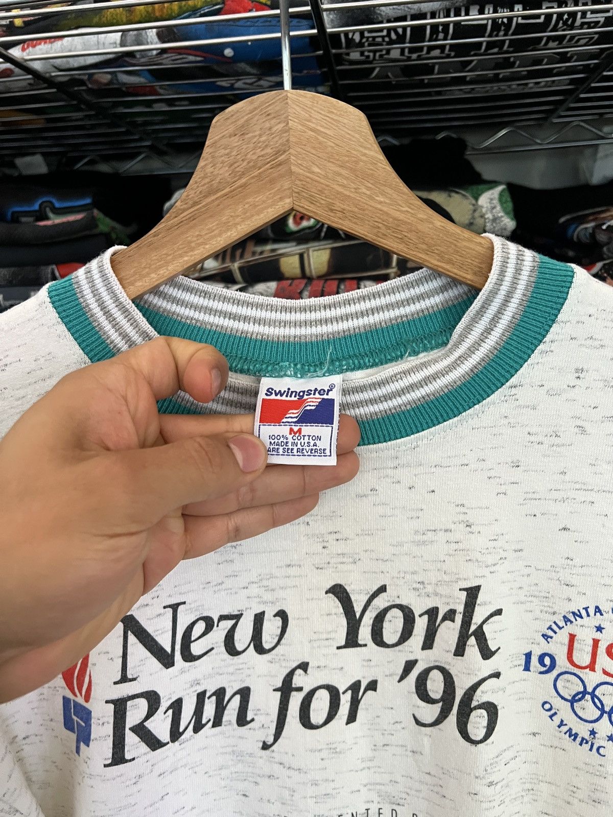 Swingster 1996 New York Run USA Olympics Tee Size US M / EU 48-50 / 2 - 4 Thumbnail