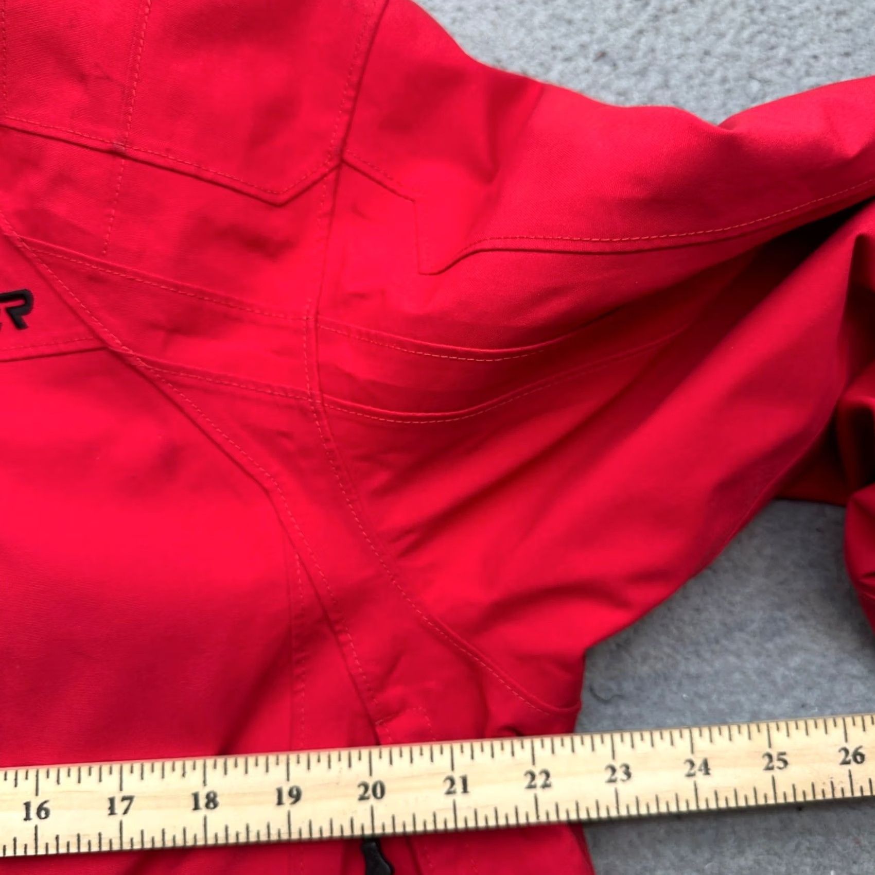 Spyder Spyder Gore-Tex Performance Shell Red Hooded Snow Ski Jacket Mens Small Full Zip Size US S / EU 44-46 / 1 - 4 Thumbnail