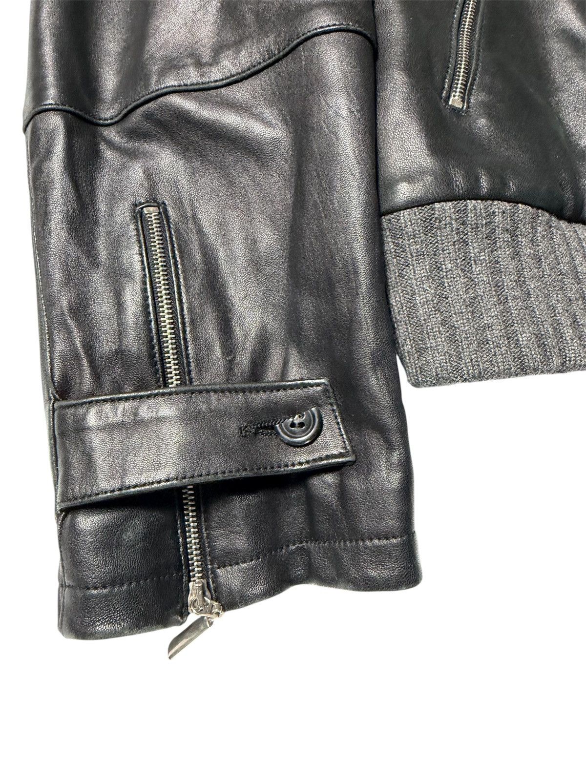 Other Eddy Monetti Leather Cashmere Jacket Size US M / EU 48-50 / 2 - 8 Thumbnail